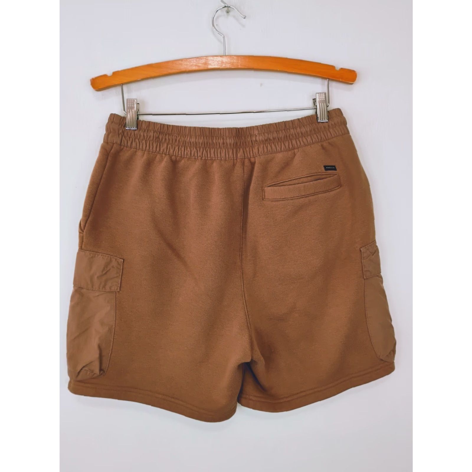 Pacsun Pacsun Cargo Sweat Shorts Mens Medium Brown Drawstring Elastic Waist Cargo Pocket 5.5 Inseam Size US 31 - 2 Thumbnail