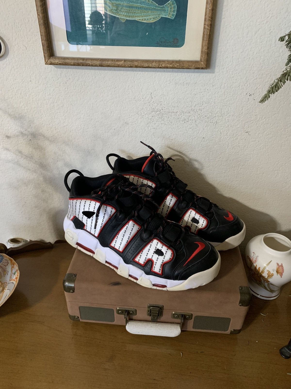 Nike Air More Uptempo Pinstripe Size US 14 / EU 47 - 3 Thumbnail