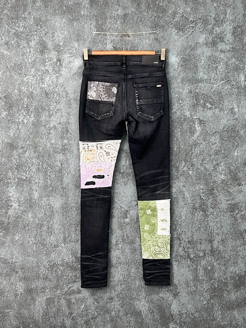 Amiri Amiri Patchwork distressed jeans Size US 29 - 2 Thumbnail