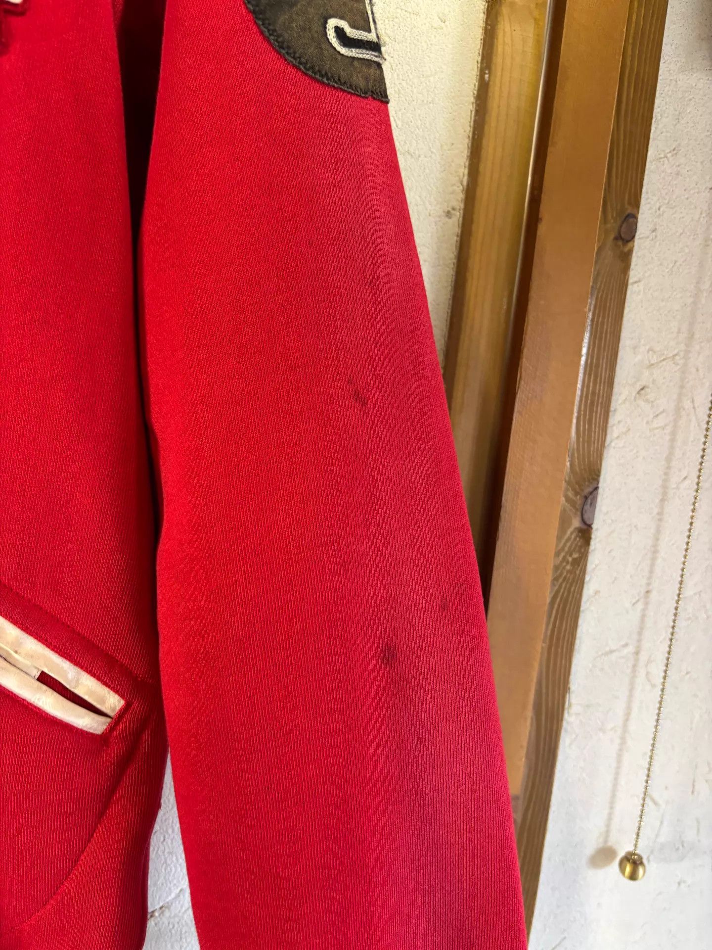 Polo Ralph Lauren RL Polo Rugby Raglan Jacket (L) 90’s Calfskin Pockets Size US L / EU 52-54 / 3 - 7 Thumbnail