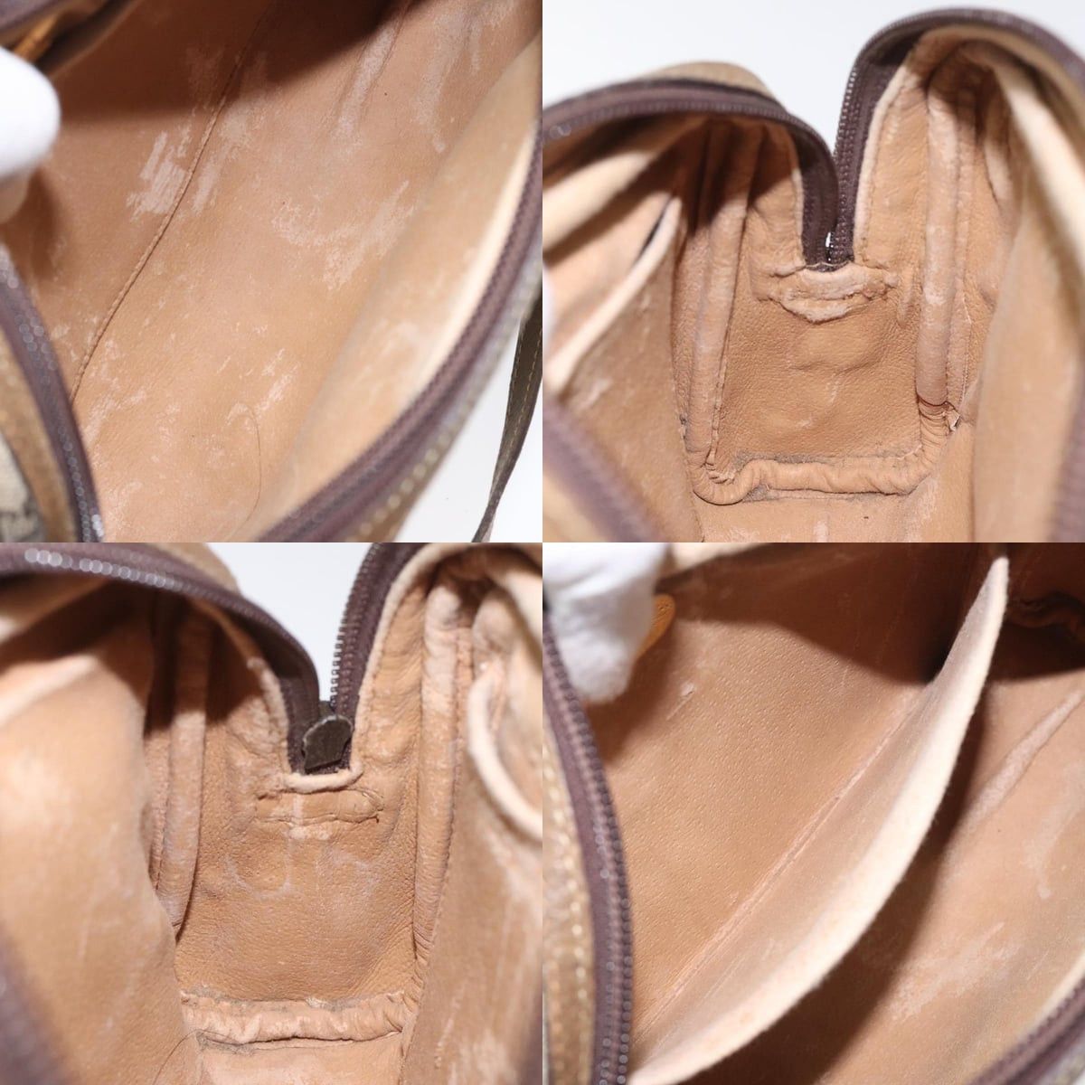 Gucci GUCCI GG Plus Supreme Shoulder Bag Pvc Leather Beige Size ONE SIZE - 12 Thumbnail