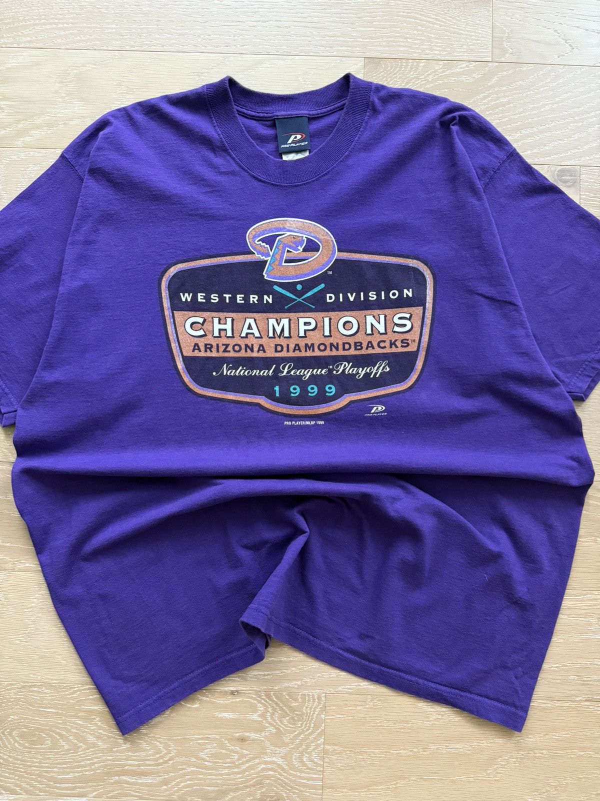 Pro Player 1999 Arizona Diamondbacks MLB NL Playoff Champions Shirt Size US XXL / EU 58 / 5 - 2 Thumbnail