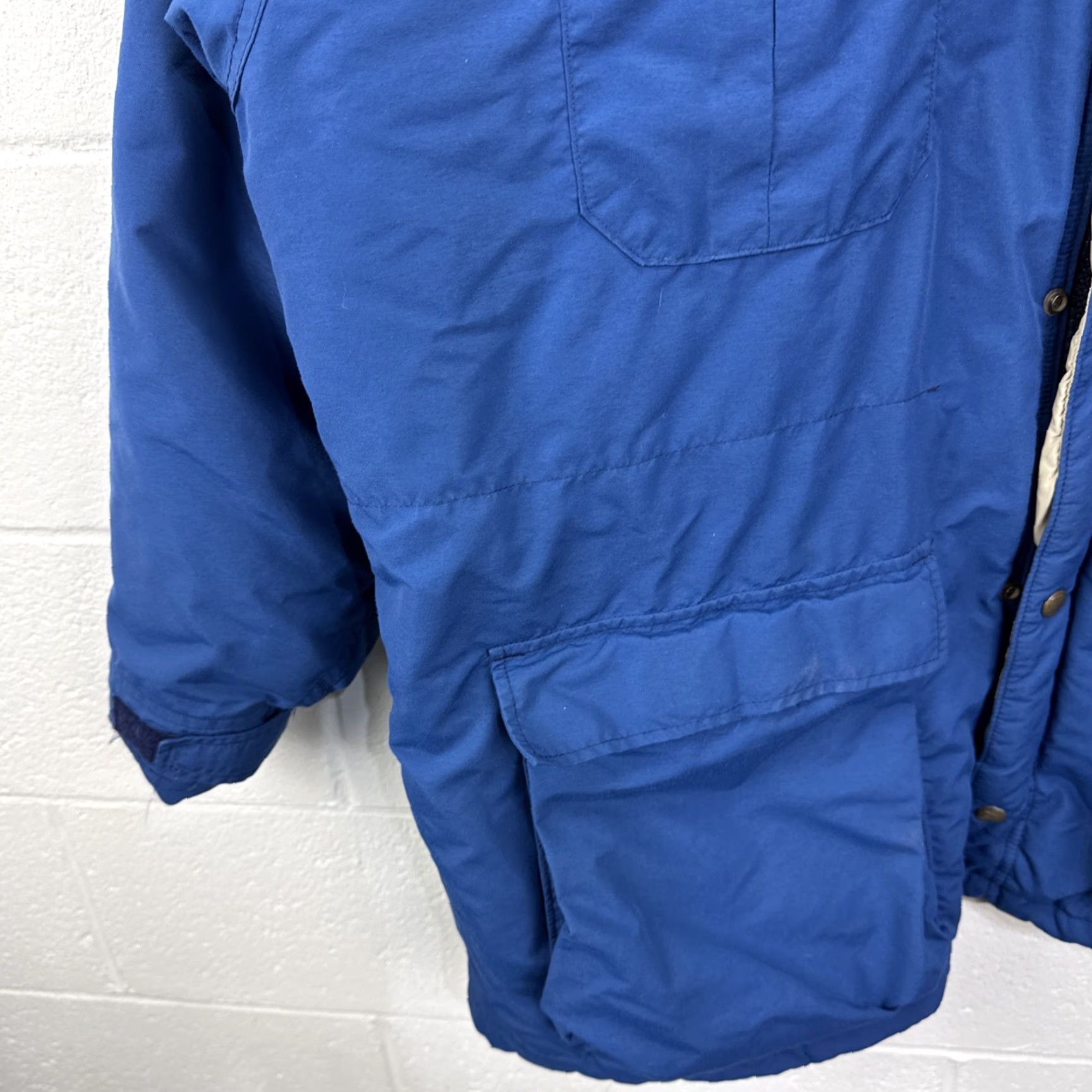 Vintage Vintage LL Bean Baxter State Parka Jacket Mens XL Blue 1423 Hooded L.L. Zip Size US XL / EU 56 / 4 - 4 Thumbnail