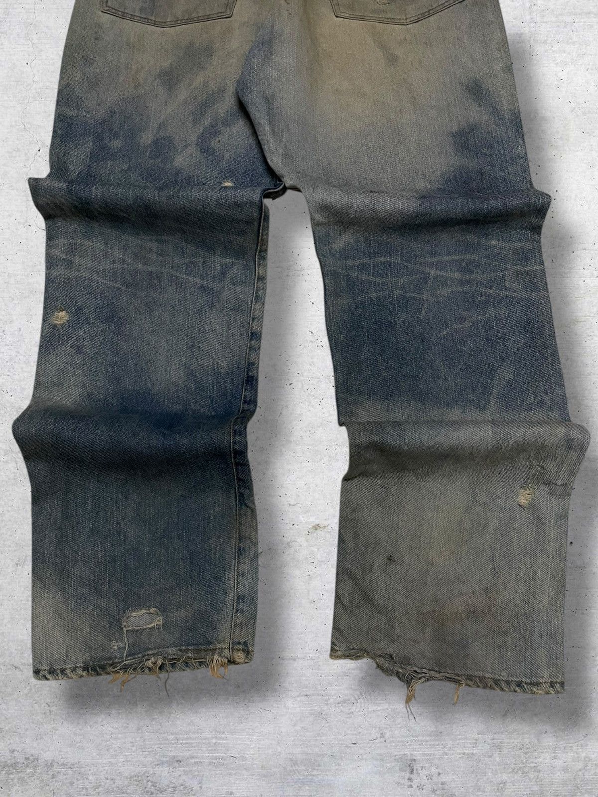 Swagger VINTAGE SWAGGER OG 90S JAPAN DESIGNER MUDWASH BAGGY DENIM Size US 35 - 11 Thumbnail