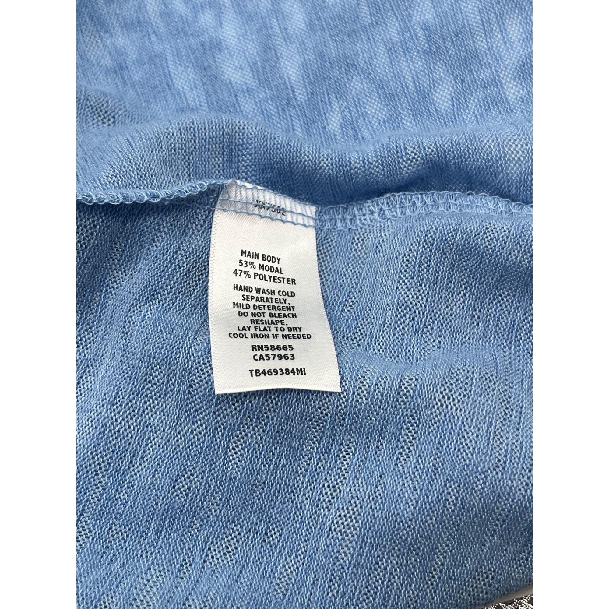 Other Treasure & Bond U-neck Swing Tank In Blue Belair, Sz. XS Size XS / US 0-2 / IT 36-38 - 8 Thumbnail