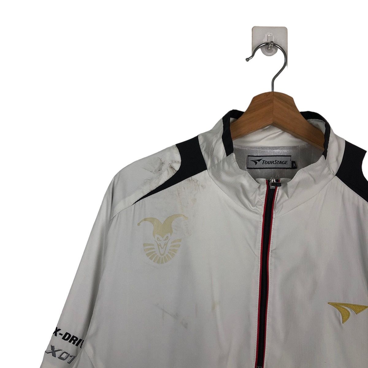 Japanese Brand 🔥90’s VINTGE BOMBER JACKET RACING TOUR STAGE X Size US M / EU 48-50 / 2 - 6 Thumbnail
