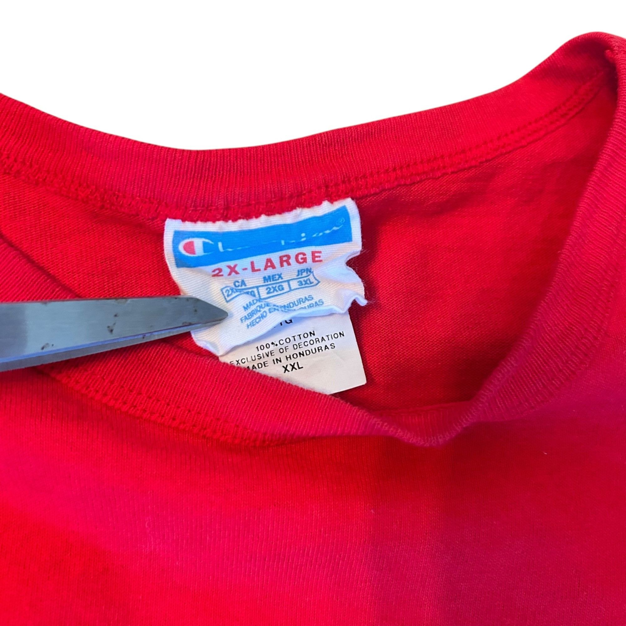 Champion Vintage Champion Tiger Face Athletic Logo Red Graphic Tee 2X Size US XXL / EU 58 / 5 - 3 Thumbnail