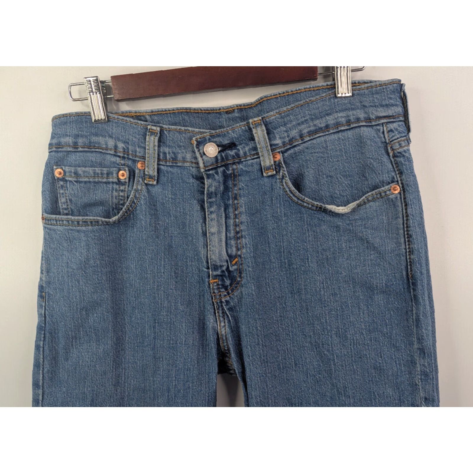Levi's Levi's 527 Jeans Men’s 32x32 Blue Denim Slim Bootcut Western Cowboy Work Wear Jeans Bathrobe? Size US 32 / EU 48 - 5 Thumbnail