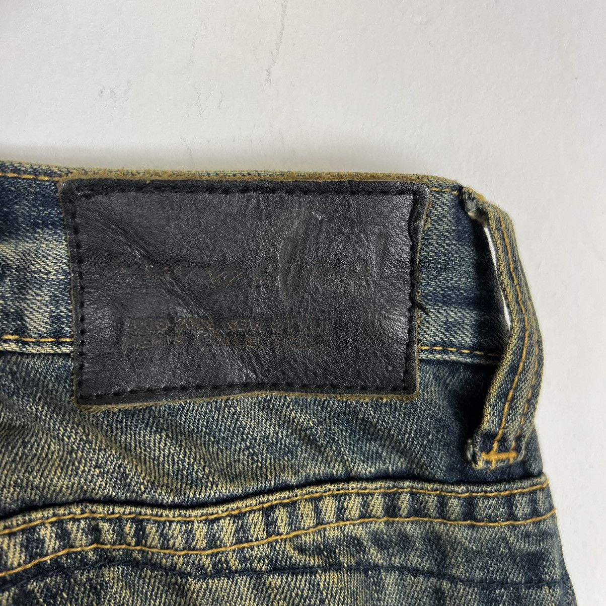 Japanese Brand Vintage Distressed Biker Jeans Y2K Punk Rock Aesthetic Size US 32 / EU 48 - 10 Thumbnail