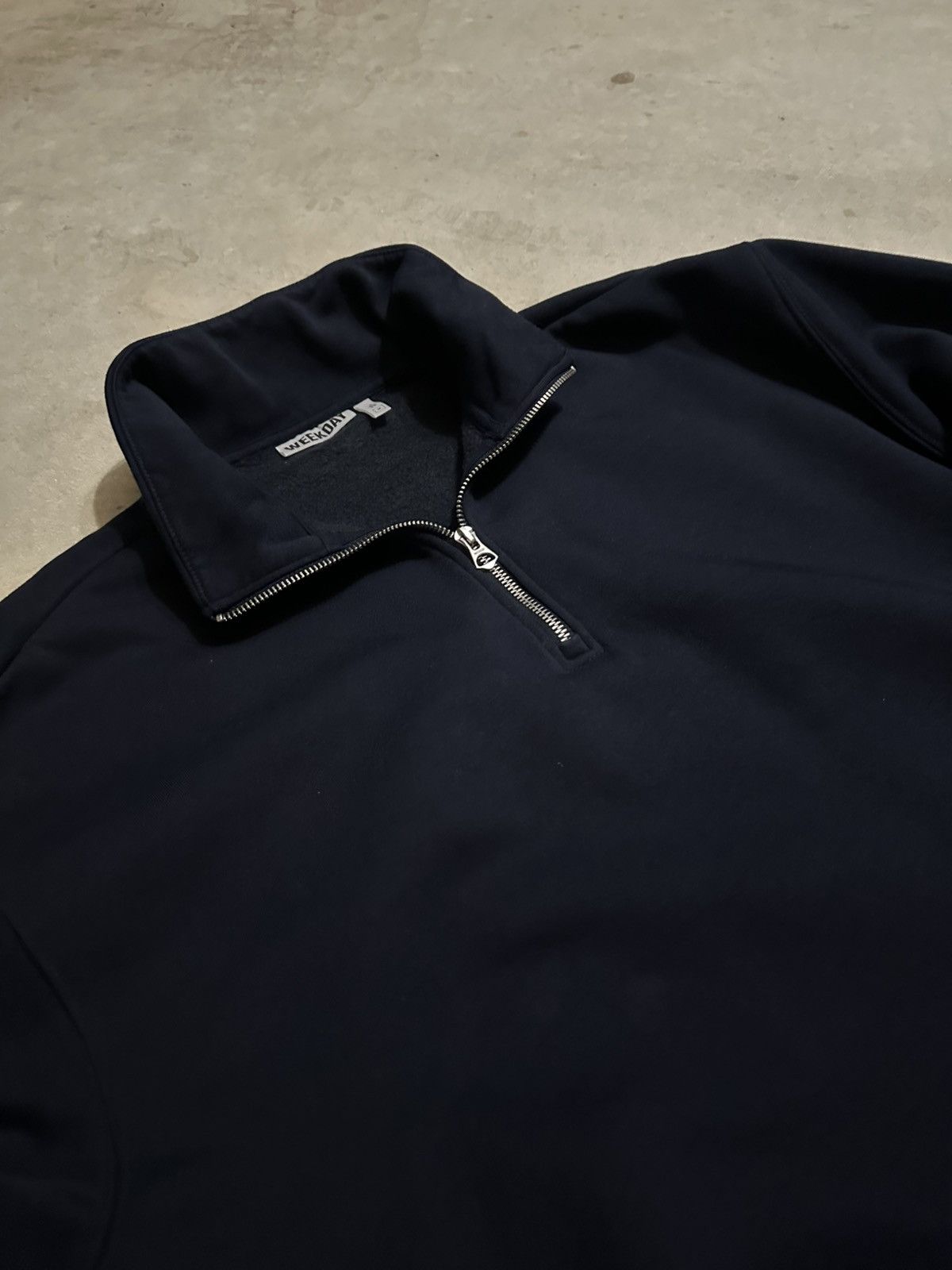 Weekday Weekday Navy Blue Zip Up Size US M / EU 48-50 / 2 - 2 Thumbnail