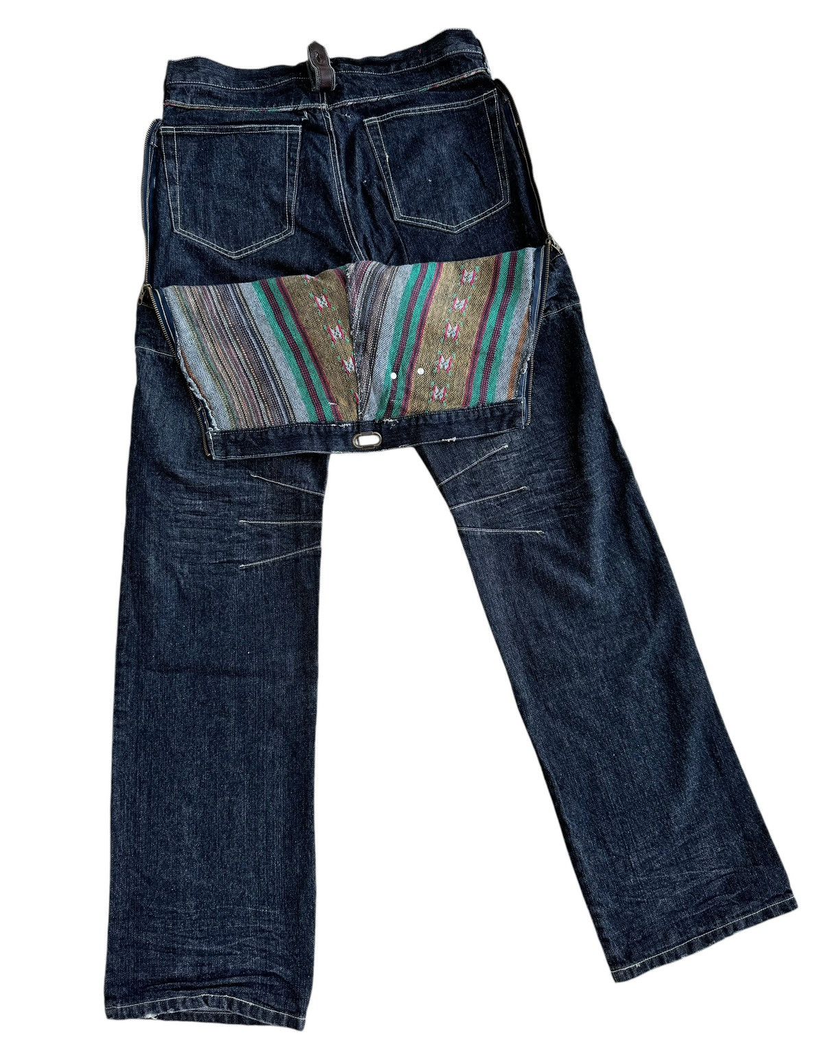 Japanese Brand × Tornado Mart Japanese Brand Gumo International Double Waist Jeans Size US 32 / EU 48 - 2 Thumbnail