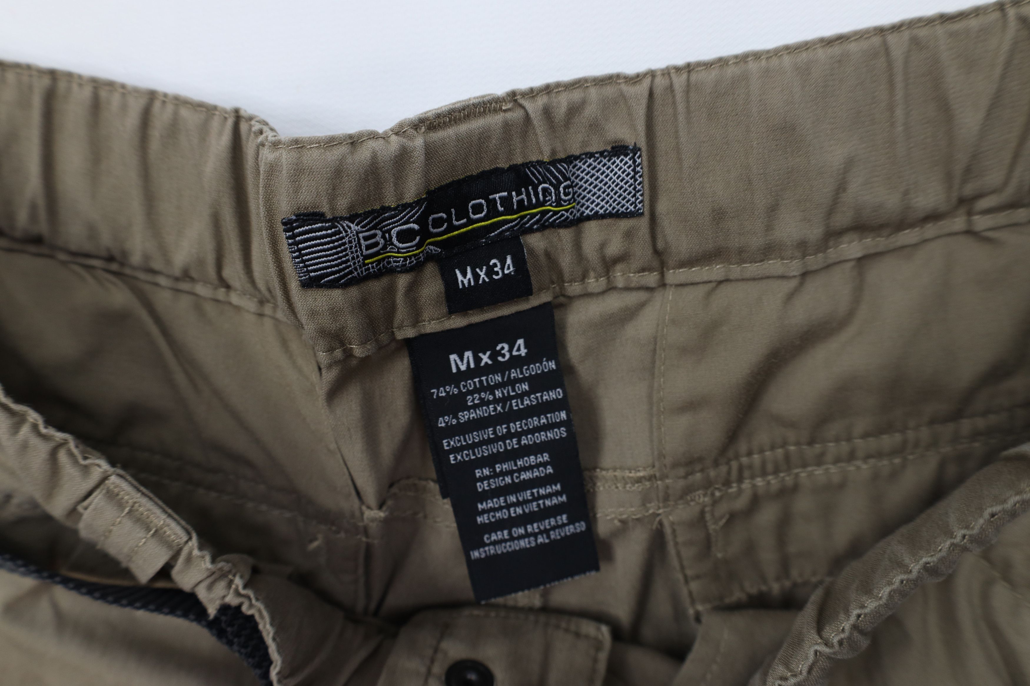 Vintage Vintage 90s Y2K Streetwear Belted Convertible Pants Shorts Size US 34 / EU 50 - 8 Thumbnail