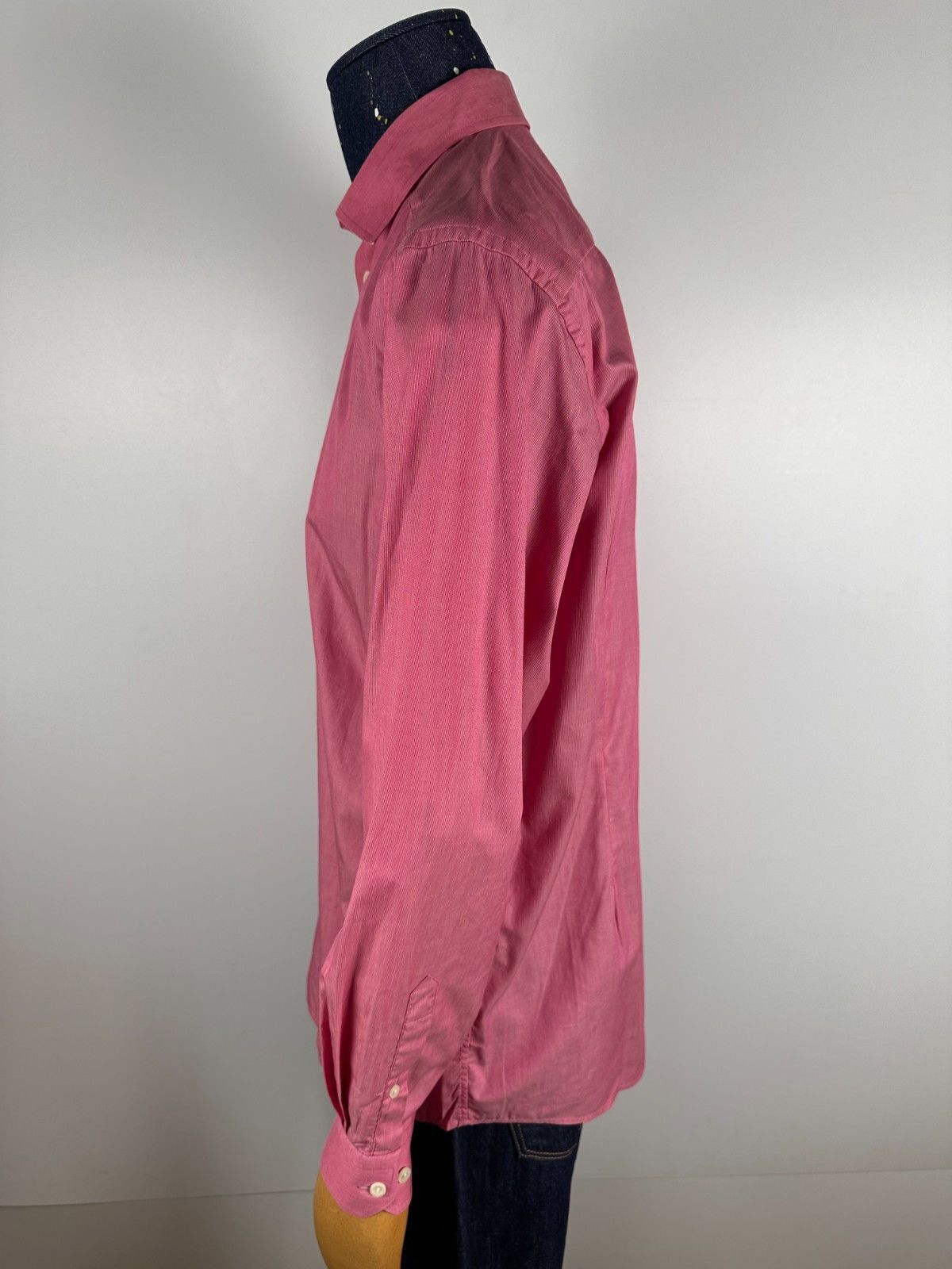 Eton Eton Contemporary Dress Shirt 16 -41 Pink Cotton Long Sleeve Size US L / EU 52-54 / 3 - 4 Thumbnail
