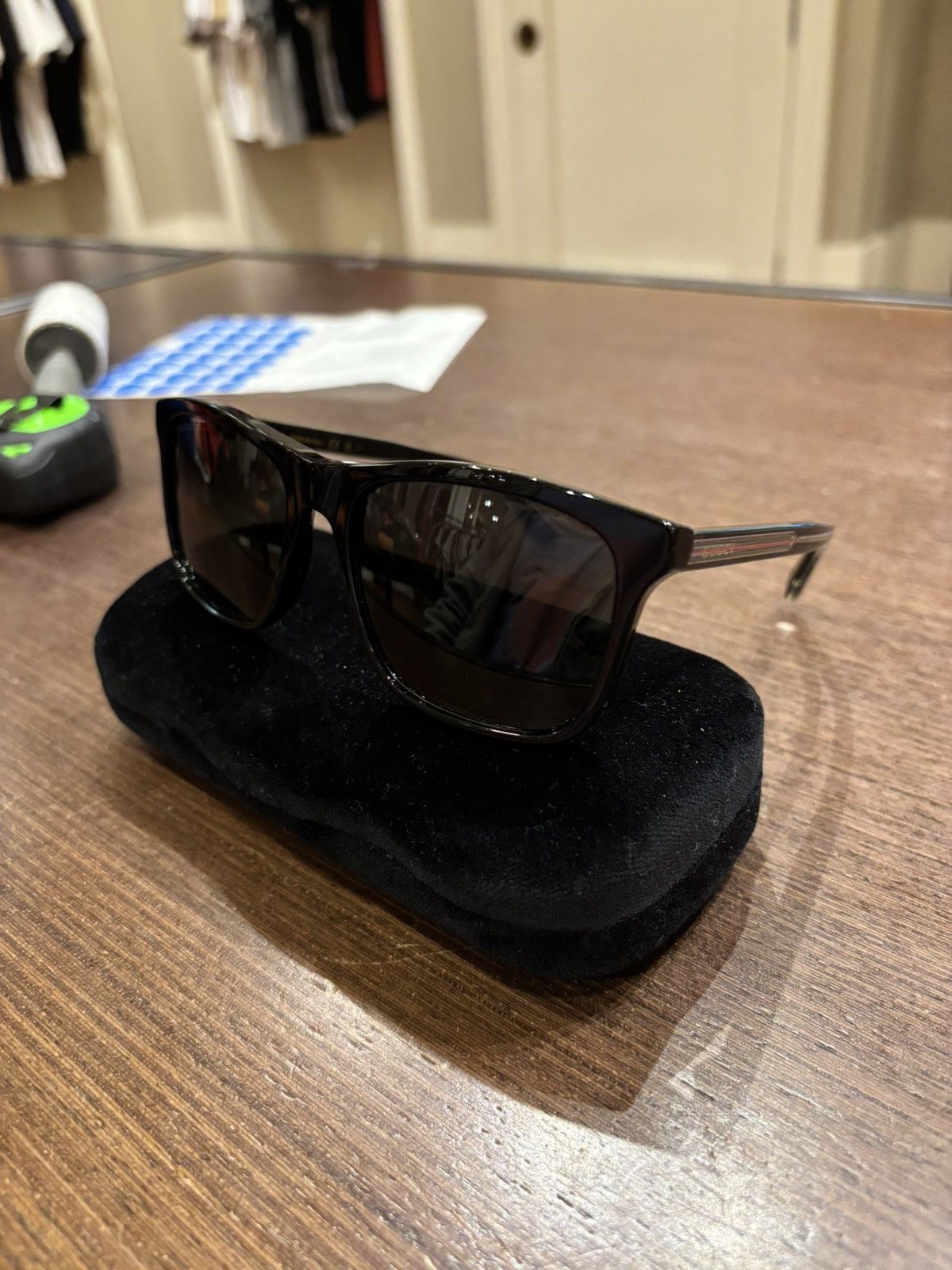 Gucci Gucci Square Frame Glasses Size ONE SIZE - 3 Thumbnail