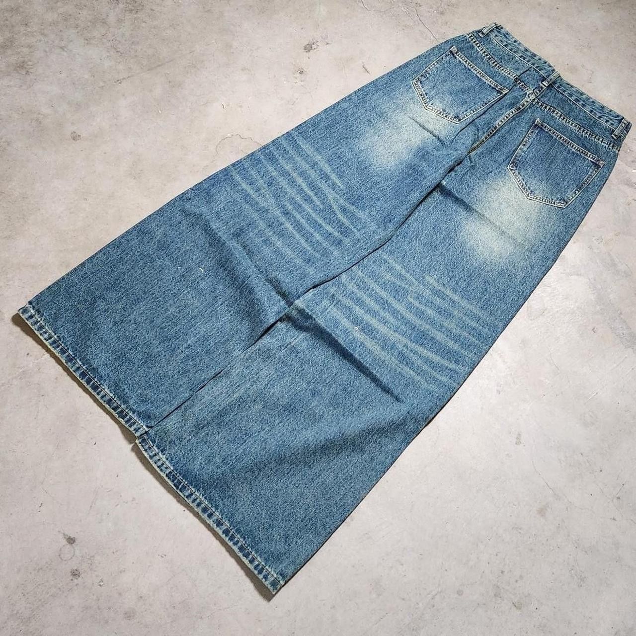 Japanese Brand Baggy faded blue denim 30 waist Size US 30 / EU 46 - 6 Thumbnail