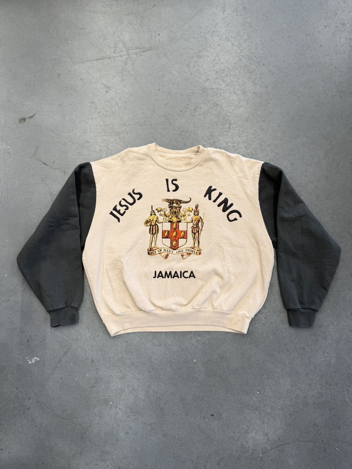 Cactus Plant Flea Market × Kanye West CPFM Kanye West Jesus Is King Jamaica Crewneck Size US L / EU 52-54 / 3 - 1 Thumbnail