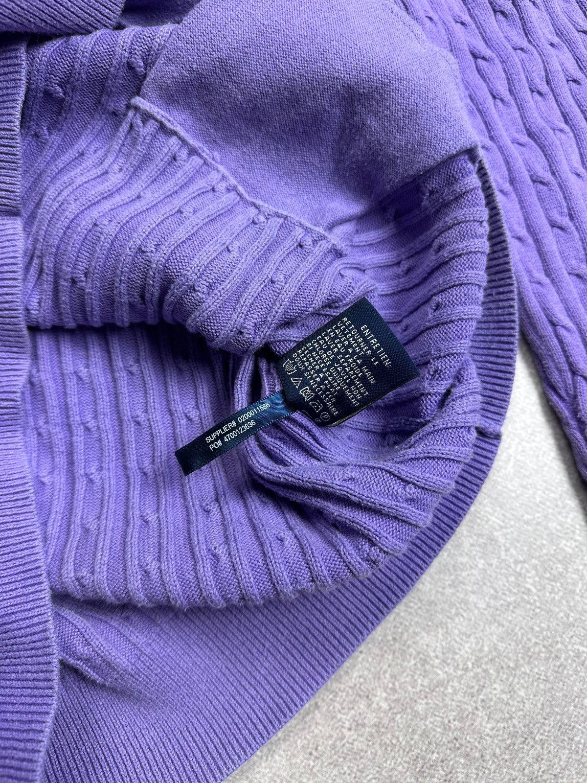 Polo Ralph Lauren Vintage Polo Ralph Lauren Womans Knit Cardigan Sweater L Size L / US 10 / IT 46 - 6 Thumbnail