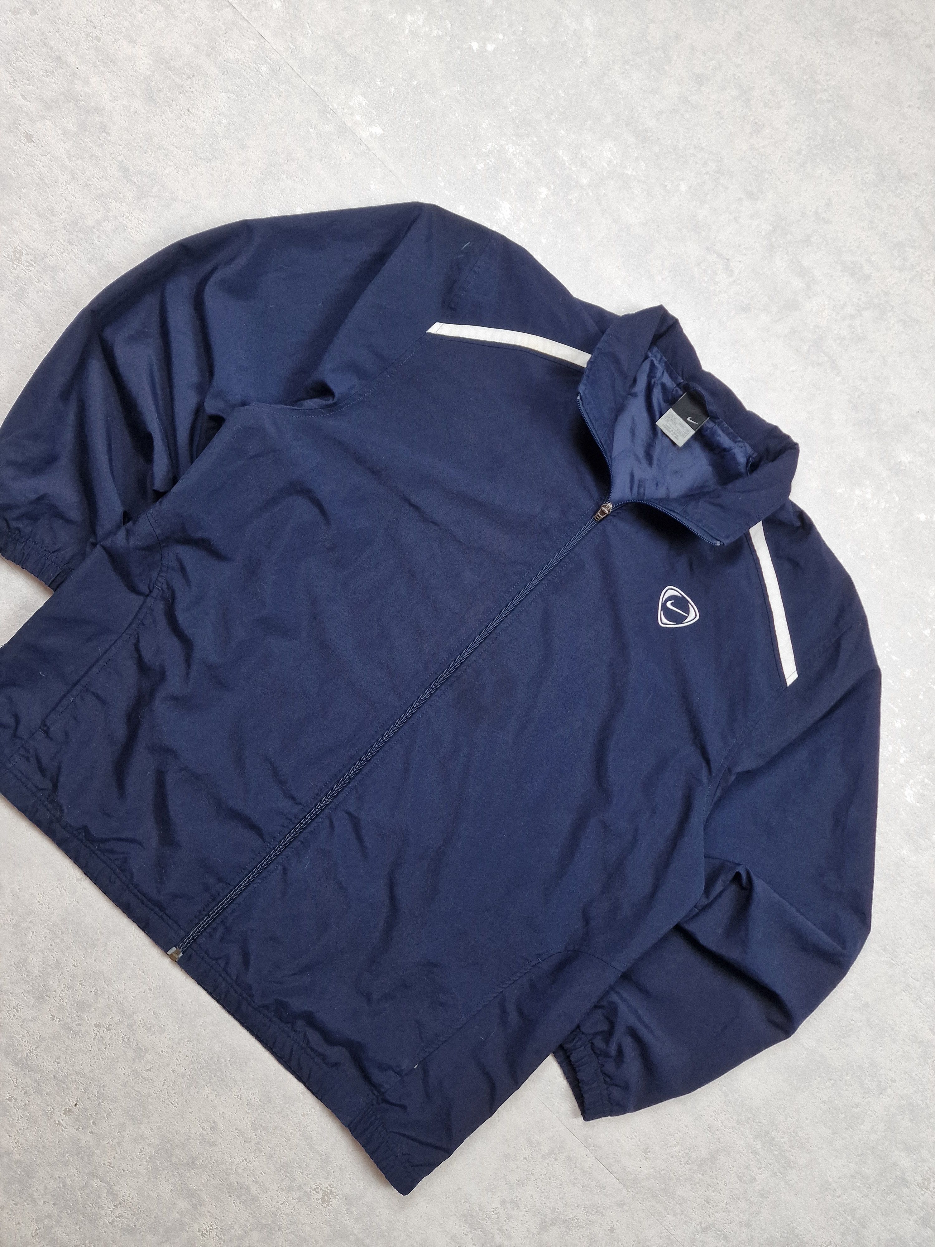 Nike × Vintage 00s Nike Retro Logo Vintage Y2K Oversize Retro Jacket Size US XL / EU 56 / 4 - 4 Thumbnail