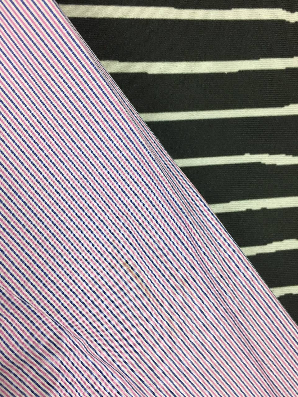 Eton Eton of Sweden Striped Slim Fit Cutaway Collar Shirt Size US L / EU 52-54 / 3 - 9 Thumbnail