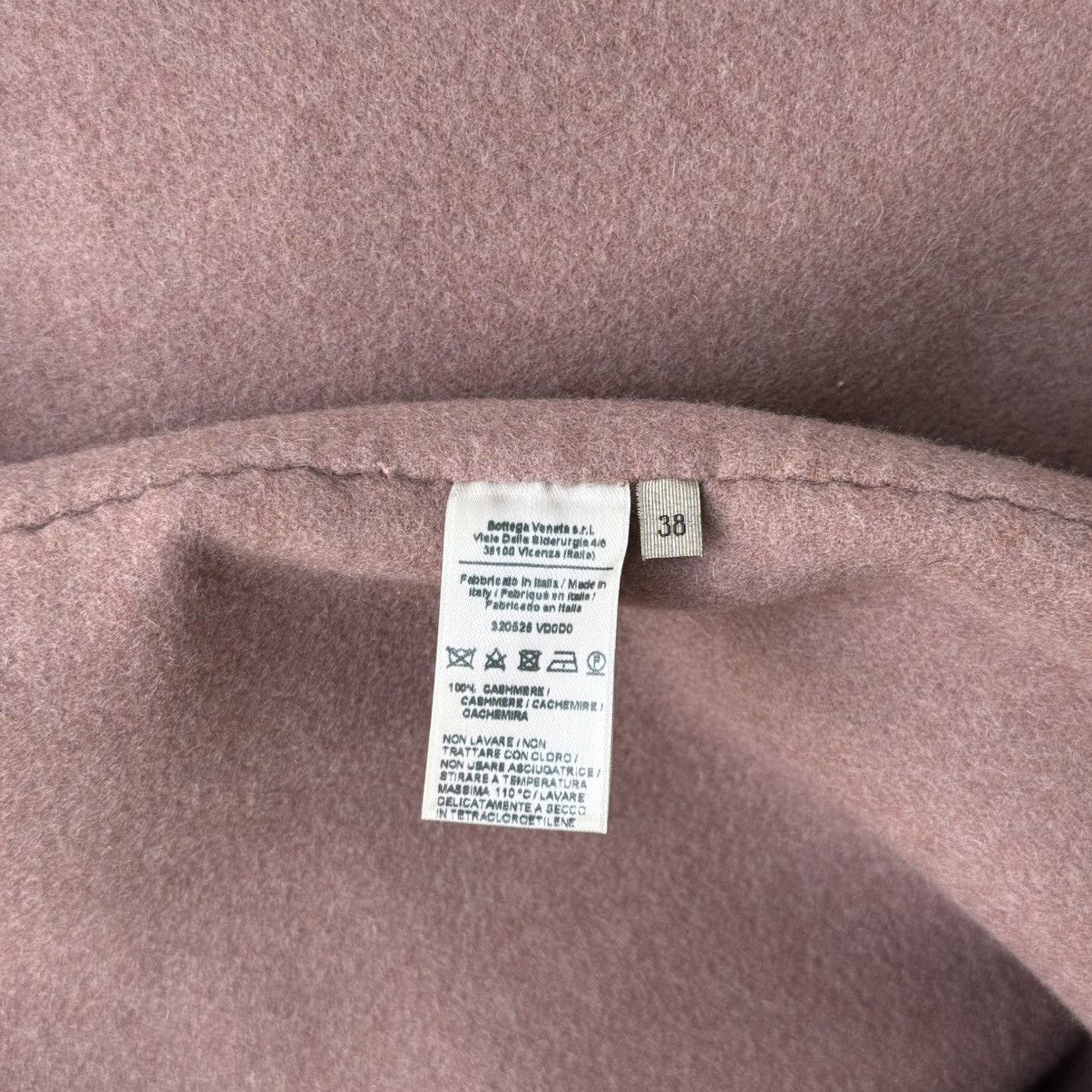Bottega Veneta Bottega Veneta 100% Cashmere Belted Trench Coat Pink Size S / US 4 / IT 40 - 16 Thumbnail