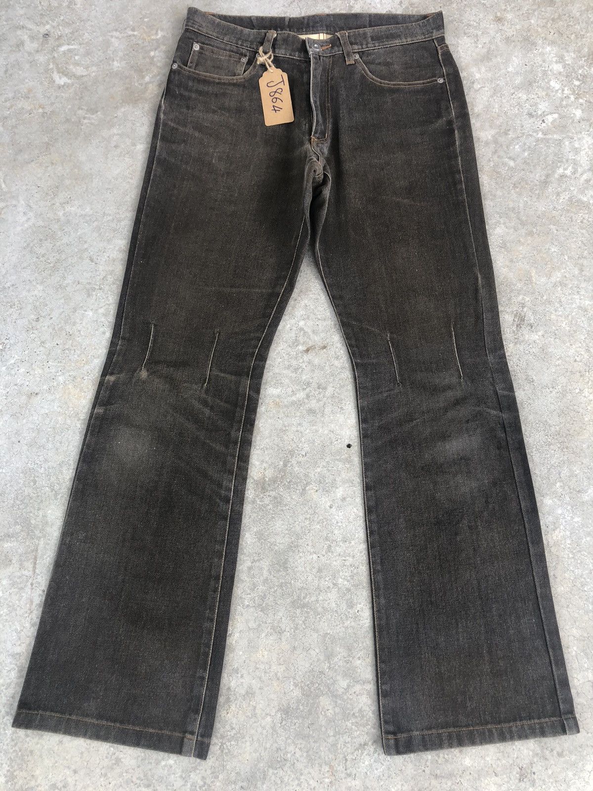 If Six Was Nine Japanese Melrose Flared Jeans Distressed Jeans Size US 32 / EU 48 - 1 Thumbnail
