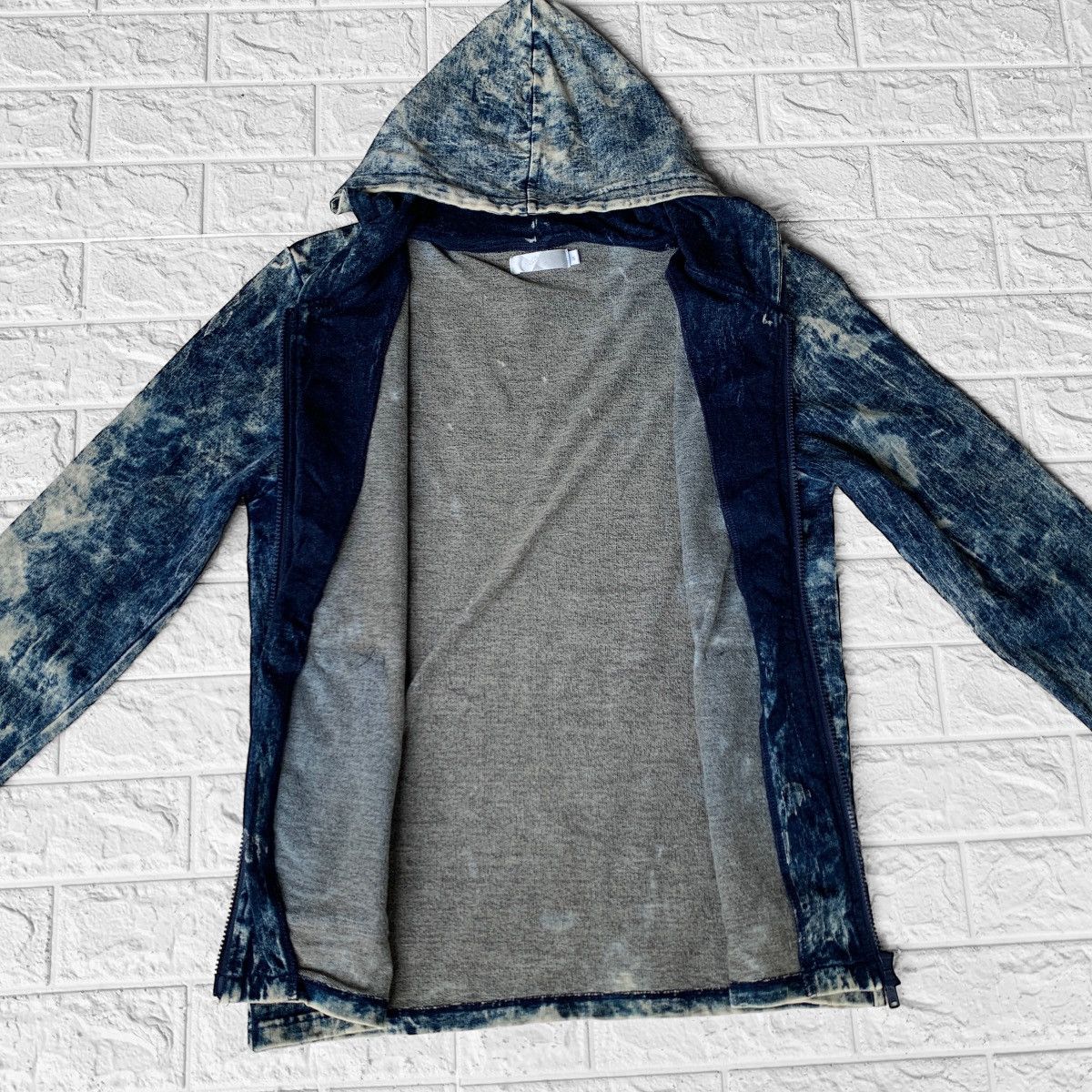 GOSTAR DE FUGA × Japanese Brand Rings Acid Wash Zipper Hoodie Size US S / EU 44-46 / 1 - 8 Thumbnail