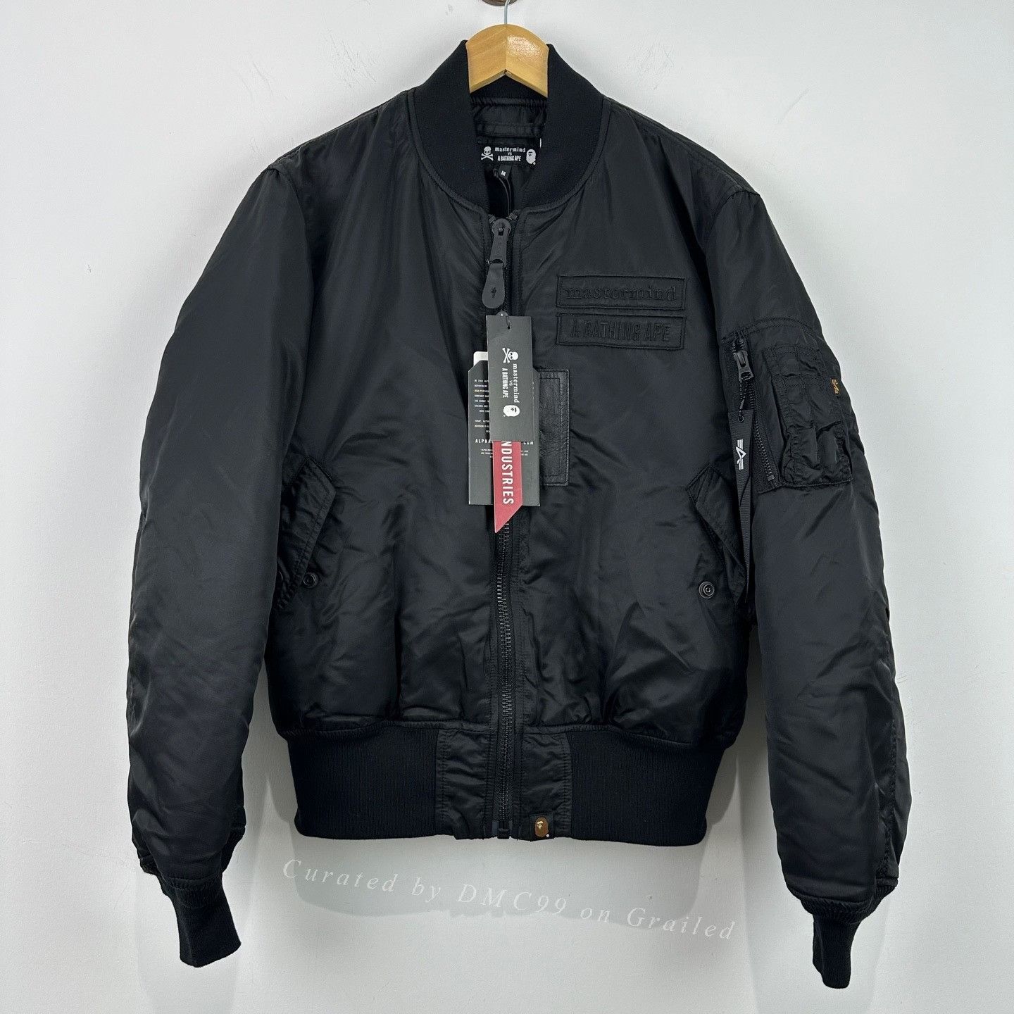 Bape × Mastermind Japan Bape Mastermind Ma-1 Bomber Jacket | Grailed