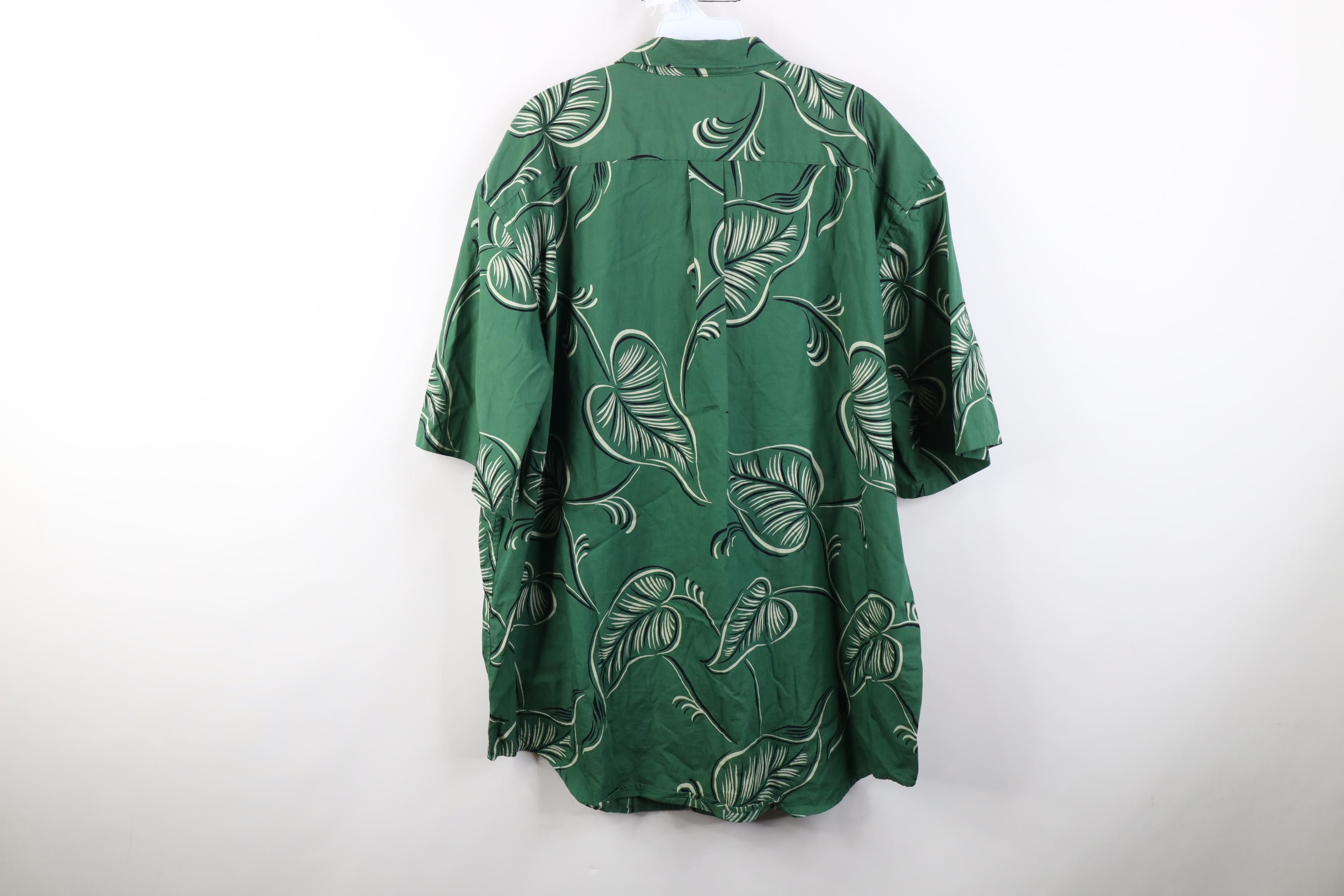 Banana Republic Vintage 90s Banana Republic Leaf Beach Luau Button Shirt Size US L / EU 52-54 / 3 - 10 Thumbnail