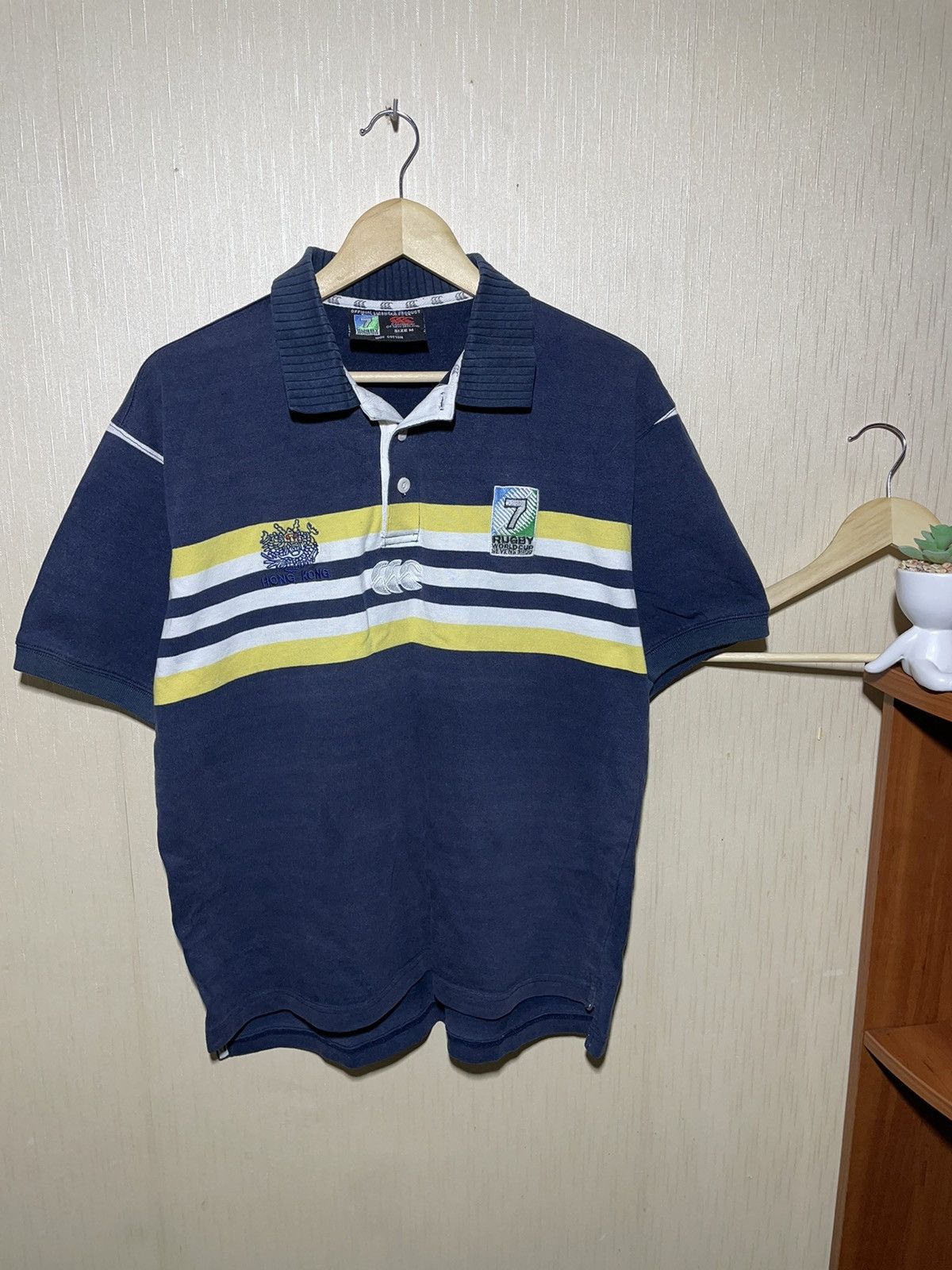 Canterbury of New Zealand × Vintage Canterbury Hong Kong rugby jersey 1999 vintage Size US M / EU 48-50 / 2 - 1 Thumbnail