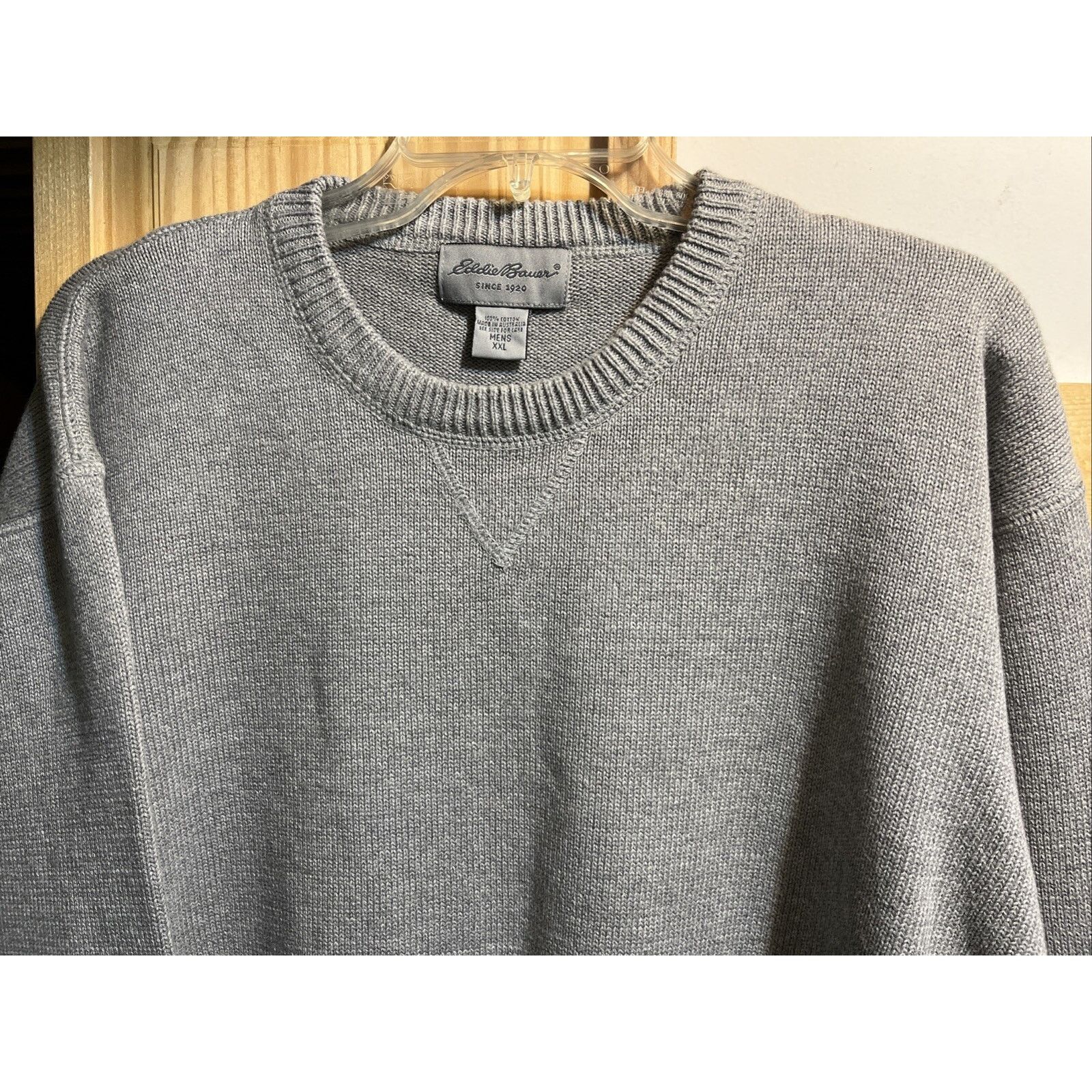 Eddie Bauer Eddie Bauer Sweater Mens XXL Gray Long Sleeve Cotton Sweater Size US XXL / EU 58 / 5 - 5 Thumbnail