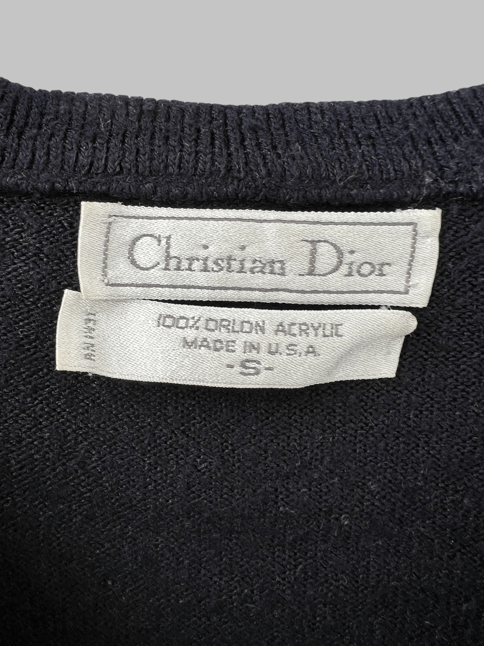 Dior Dior Sweater Made in Usa S Size US S / EU 44-46 / 1 - 4 Thumbnail