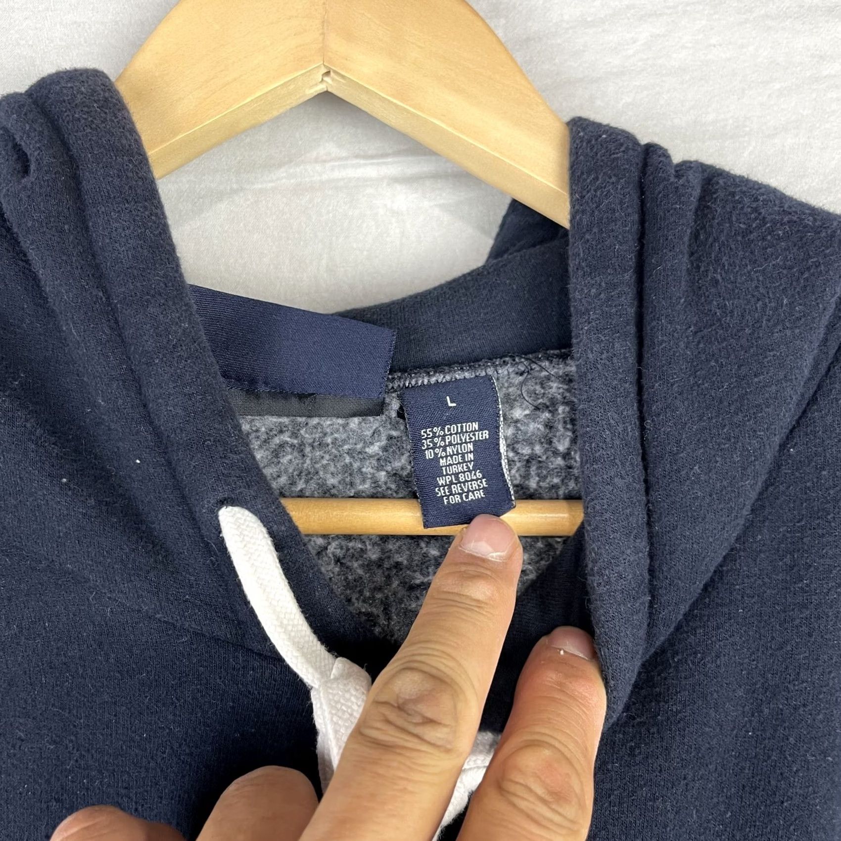 Aeropostale Vintage Aeropostale Hoodie Mens L Navy Pullover Fleece Graphic Print Logo Hooded XL Blue Size US L / EU 52-54 / 3 - 5 Thumbnail