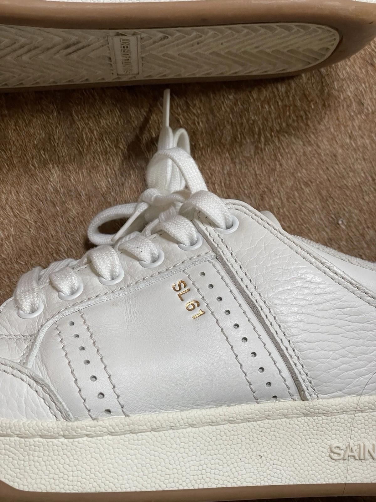 Saint Laurent Paris Saint Laurent SL61 Sneakers White Leather, Size 6.5 UK Size US 7.5 / EU 40-41 - 6 Thumbnail