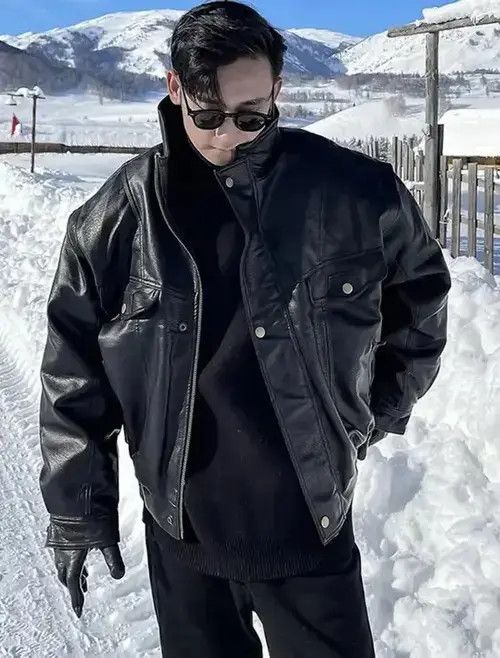 American Edition × Japanese Brand Waterproof Faux Leather Oversized Zip Up Jacket Coat Size US XL / EU 56 / 4 - 1 Thumbnail