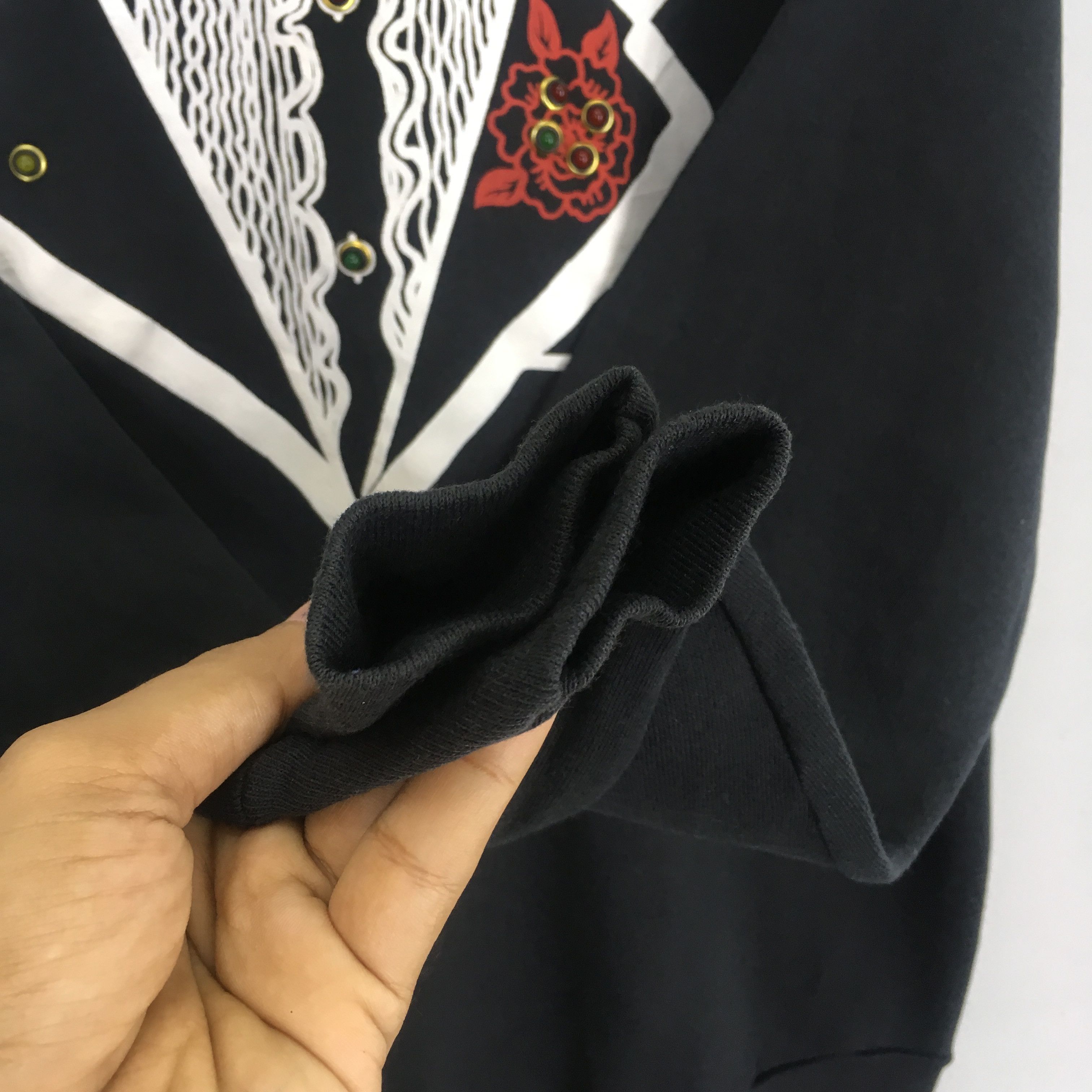 Fruit Of The Loom Vintage 90s Fruit Of The Loom Graphic Black - 829 Size US L / EU 52-54 / 3 - 7 Thumbnail