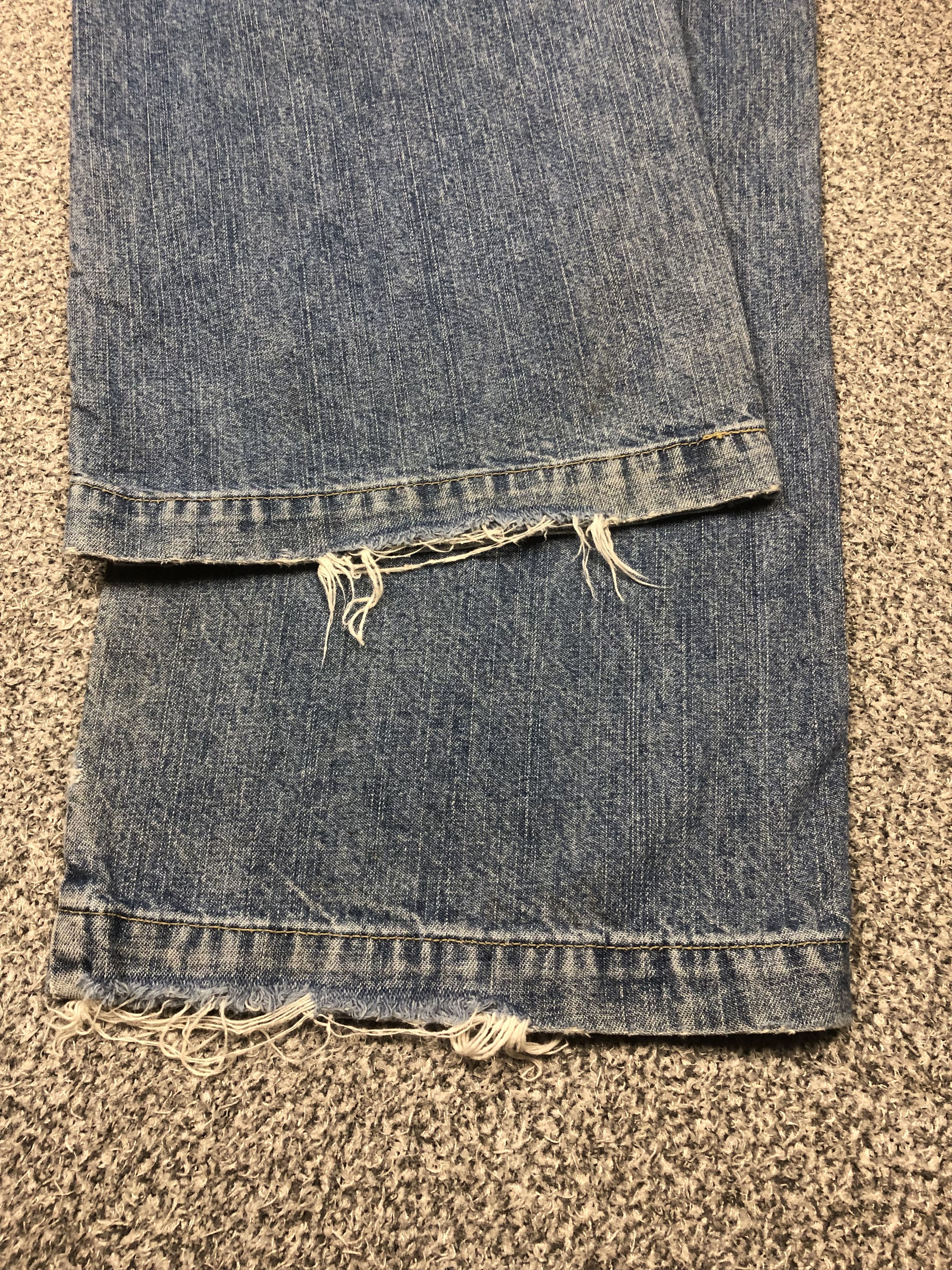 Levi's Vintage 90s Archived Levi`s Carpenter Wash Blue Jeans Size US 34 / EU 50 - 7 Thumbnail