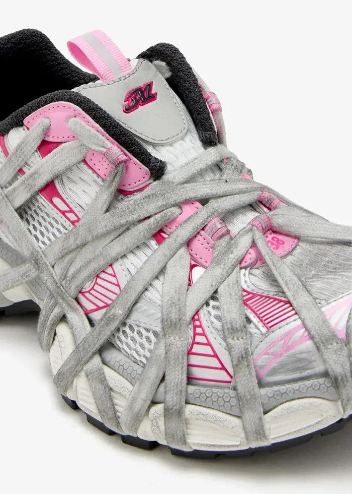 Balenciaga o1s1wg110426 3XL Extreme Lace Sneakers in Multicolor Size US 10 / IT 40 - 2 Thumbnail