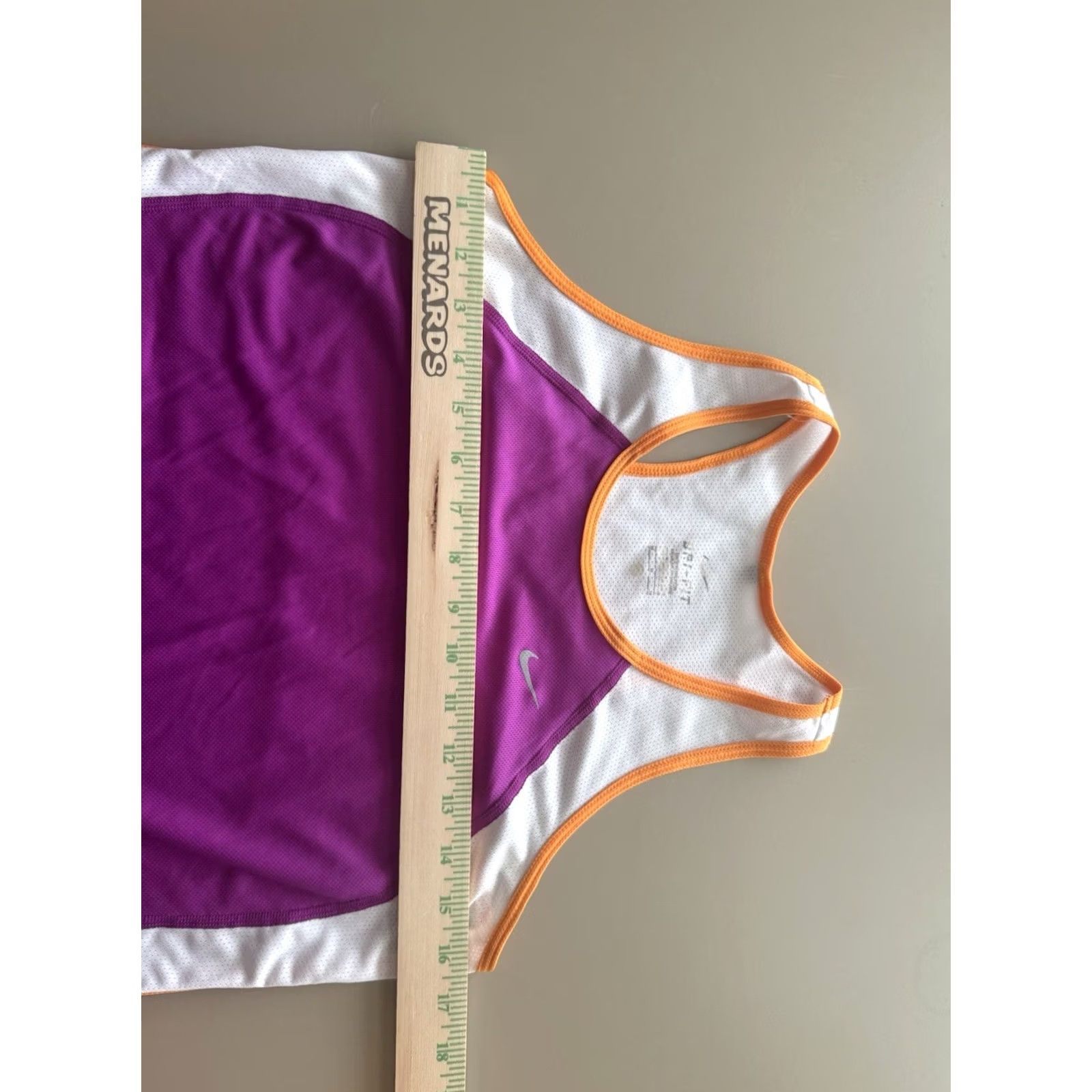 Nike Nike Dri-Fit Tank Top Womens Size M Purple Orange Sleeveless Activewear Shirt RacERback Size M / US 6-8 / IT 42-44 - 6 Thumbnail