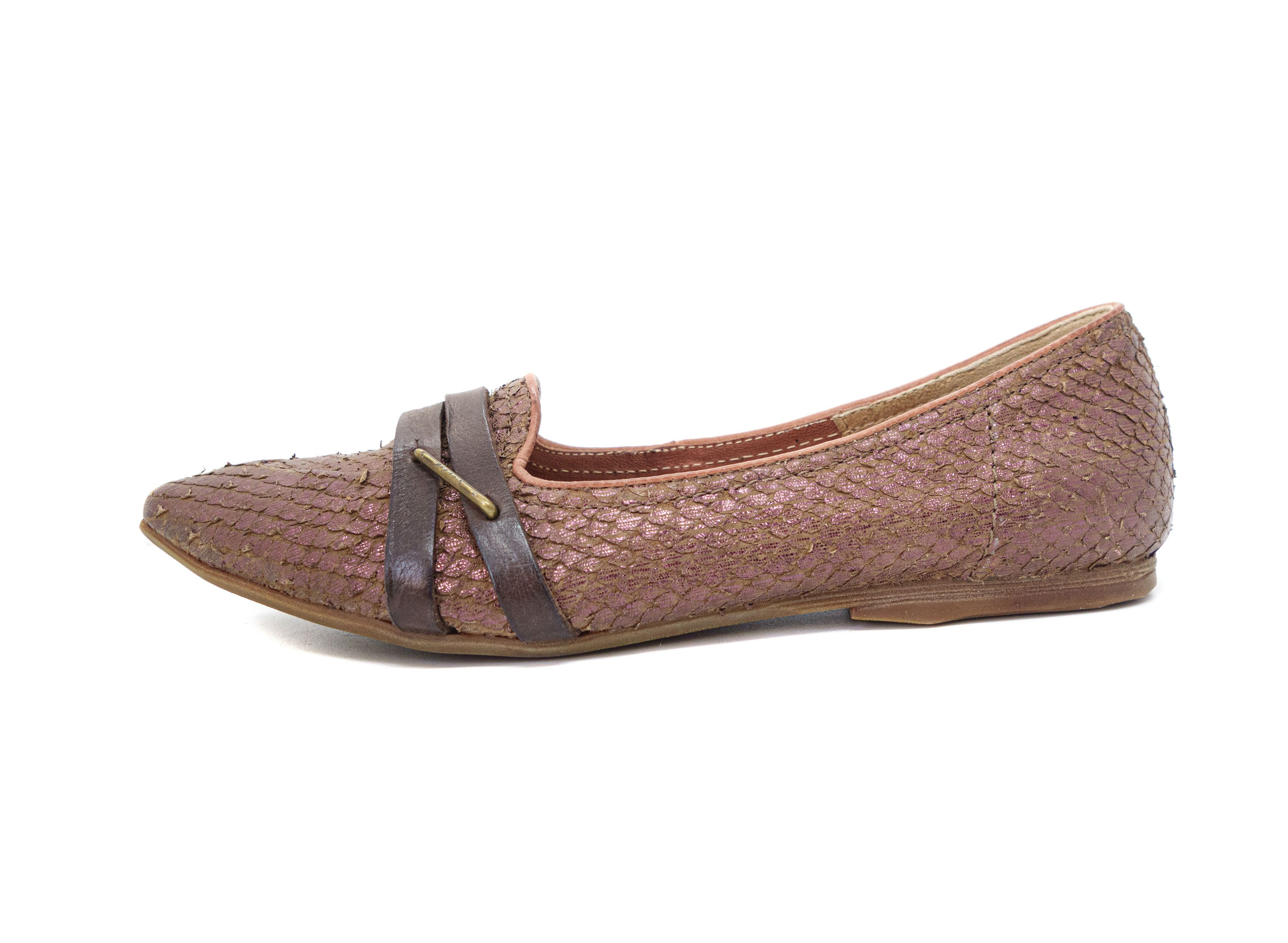 A.S.98 Belted Grunge Boat Ballet Shoes Size US 8 / IT 38 - 1 Thumbnail