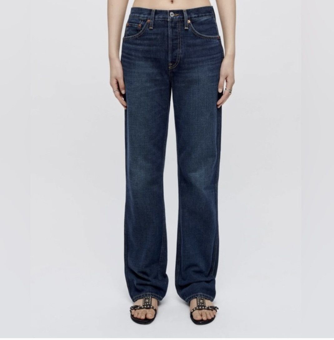 RE/DONE Relaxed Long Jean in Palermo Wash Size 27" / US 4 / IT 40 - 2 Thumbnail