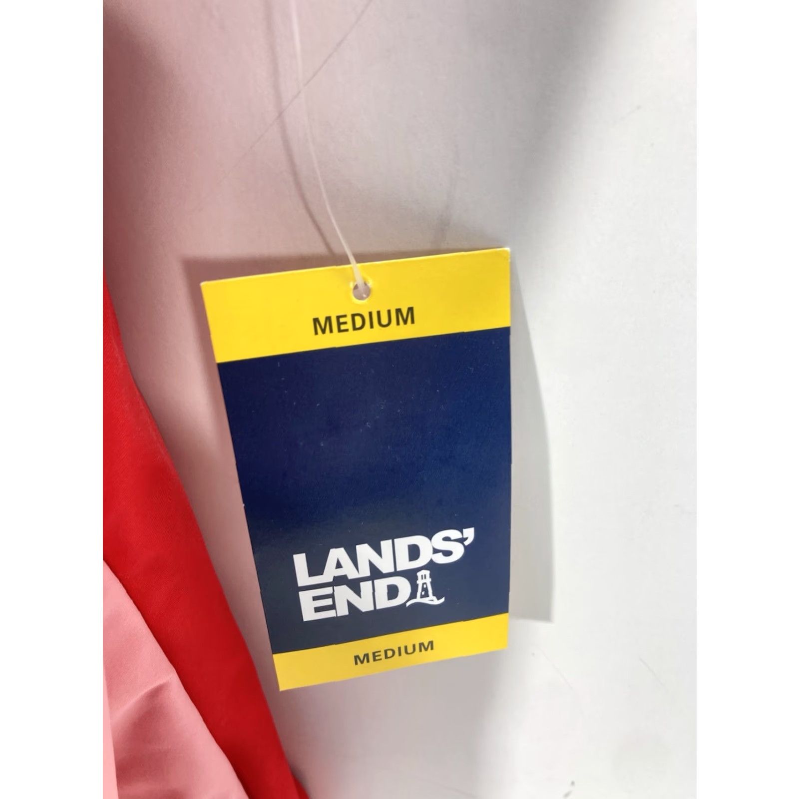 Lands' End Lands' End One Piece Swim Suit Bathing Suit Women M Red Pink Stripe NWT Size M / US 6-8 / IT 42-44 - 4 Thumbnail