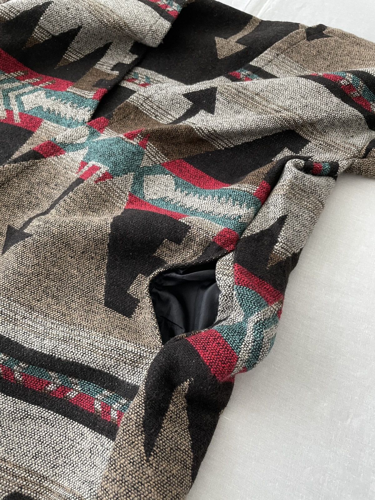 Japanese Brand Aztec Navajo Motif Cardigan Coat Sanjuro Style Size US M / EU 48-50 / 2 - 6 Thumbnail