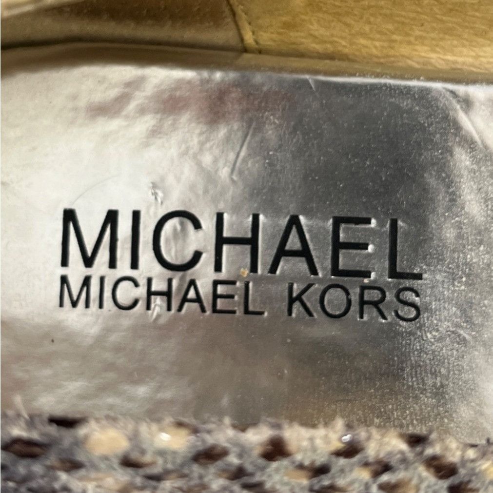 Michael Kors Michael Michael Kors Women's Beige Snake Print Shoes/Flats S Size US 7.5 / IT 37.5 - 7 Thumbnail