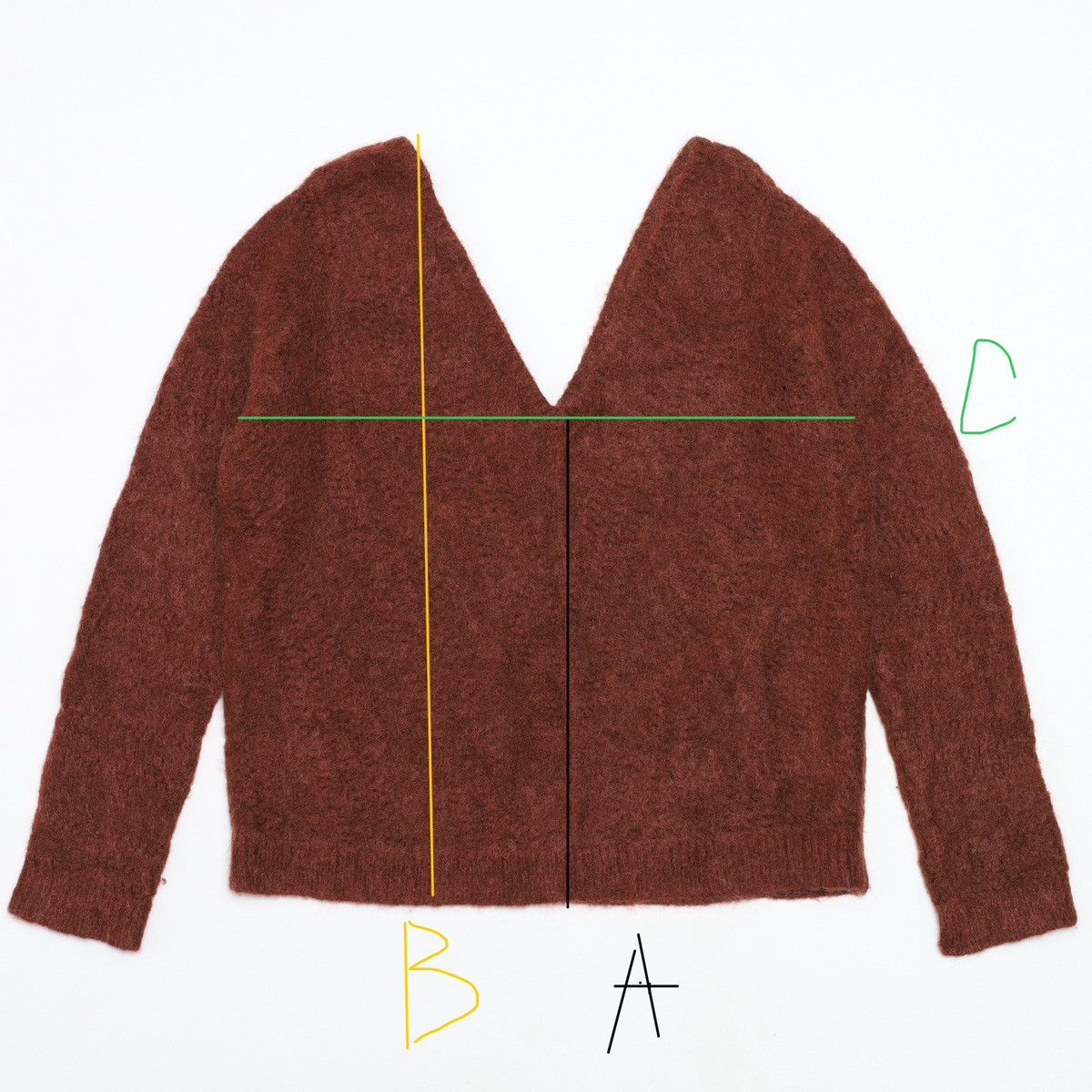 Sezane Sezane Kid Mohair Sweater Open V neck Size S / US 4 / IT 40 - 12 Thumbnail