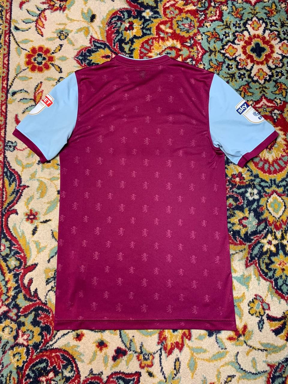 Under Armour ASTON VILLA 2017 2018 HOME FOOTBALL SHIRT SOCCER JERSEY MEN Size US S / EU 44-46 / 1 - 3 Thumbnail