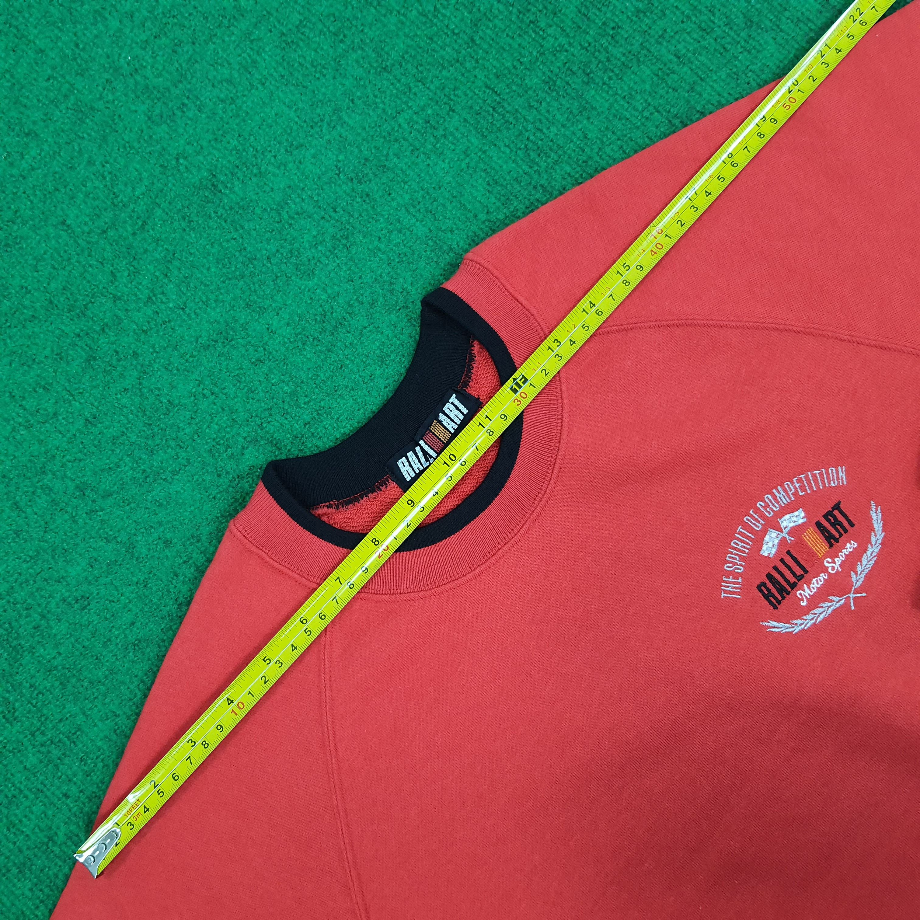 Japanese Brand × Vintage Vintage Mitsubishi RalliArt Motorsports Racing Sweatshirt Size US S / EU 44-46 / 1 - 10 Thumbnail