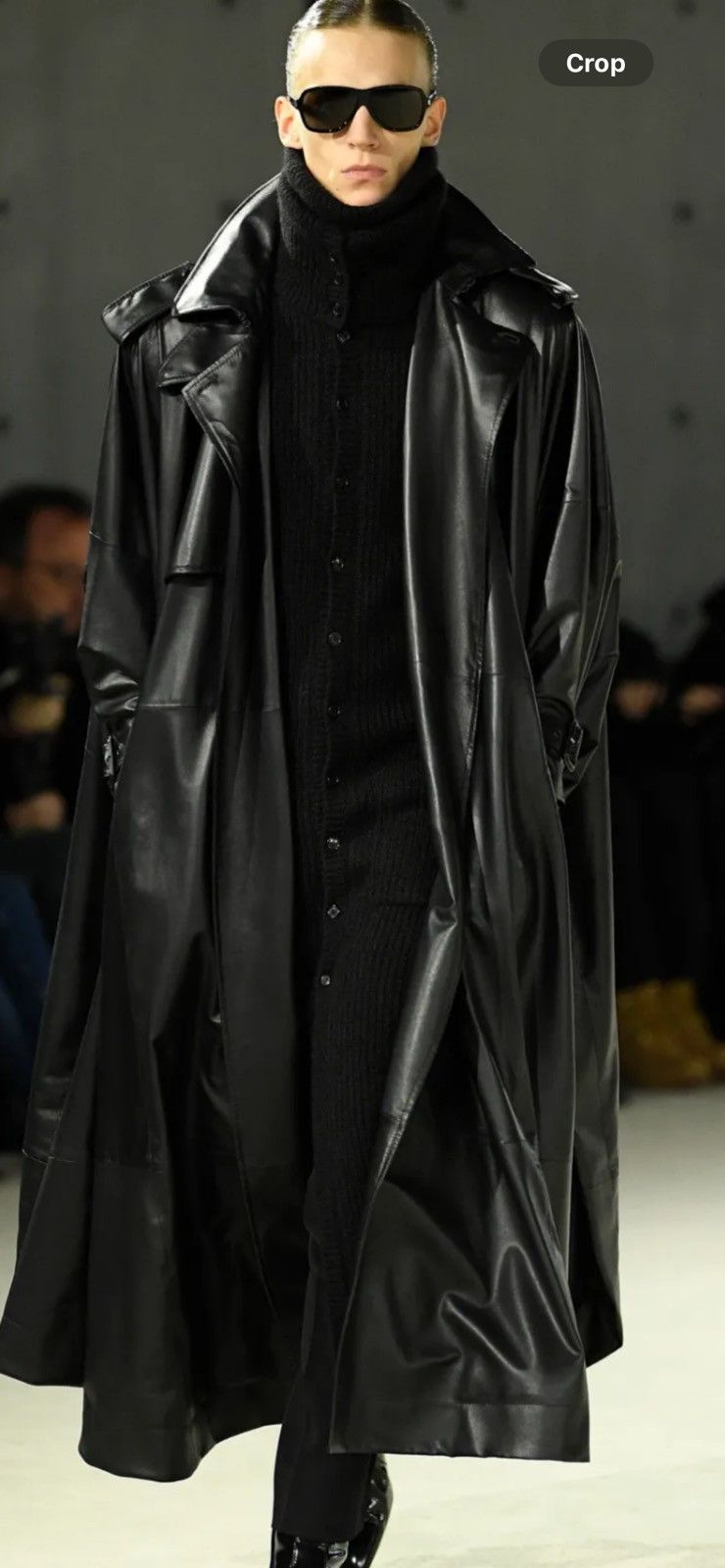 Saint Laurent Paris Saint laurent mens leather cape coat. OS/U. $15000 Size US XL / EU 56 / 4 - 1 Thumbnail