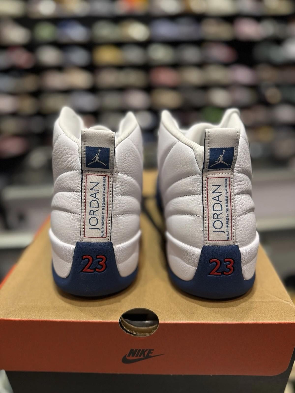 Jordan Brand Air Jordan 12 Retro 2025 White French Blue 10 NEW Size US 10 / EU 43 - 8 Thumbnail