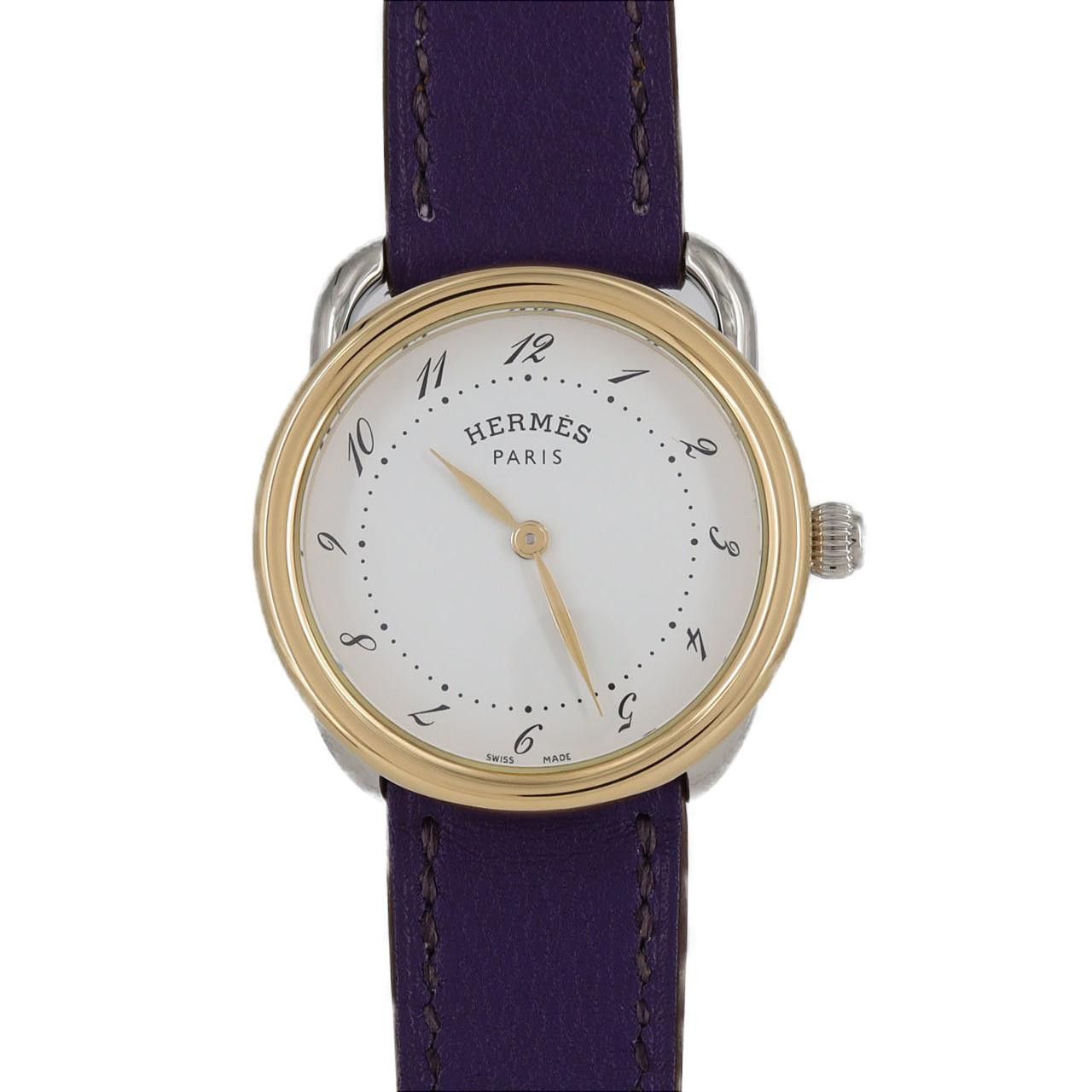 Hermes Hermes Hermes Arceau Quartz Watch Metal Quartz DUTY FREE for USA Size ONE SIZE - 1 Thumbnail