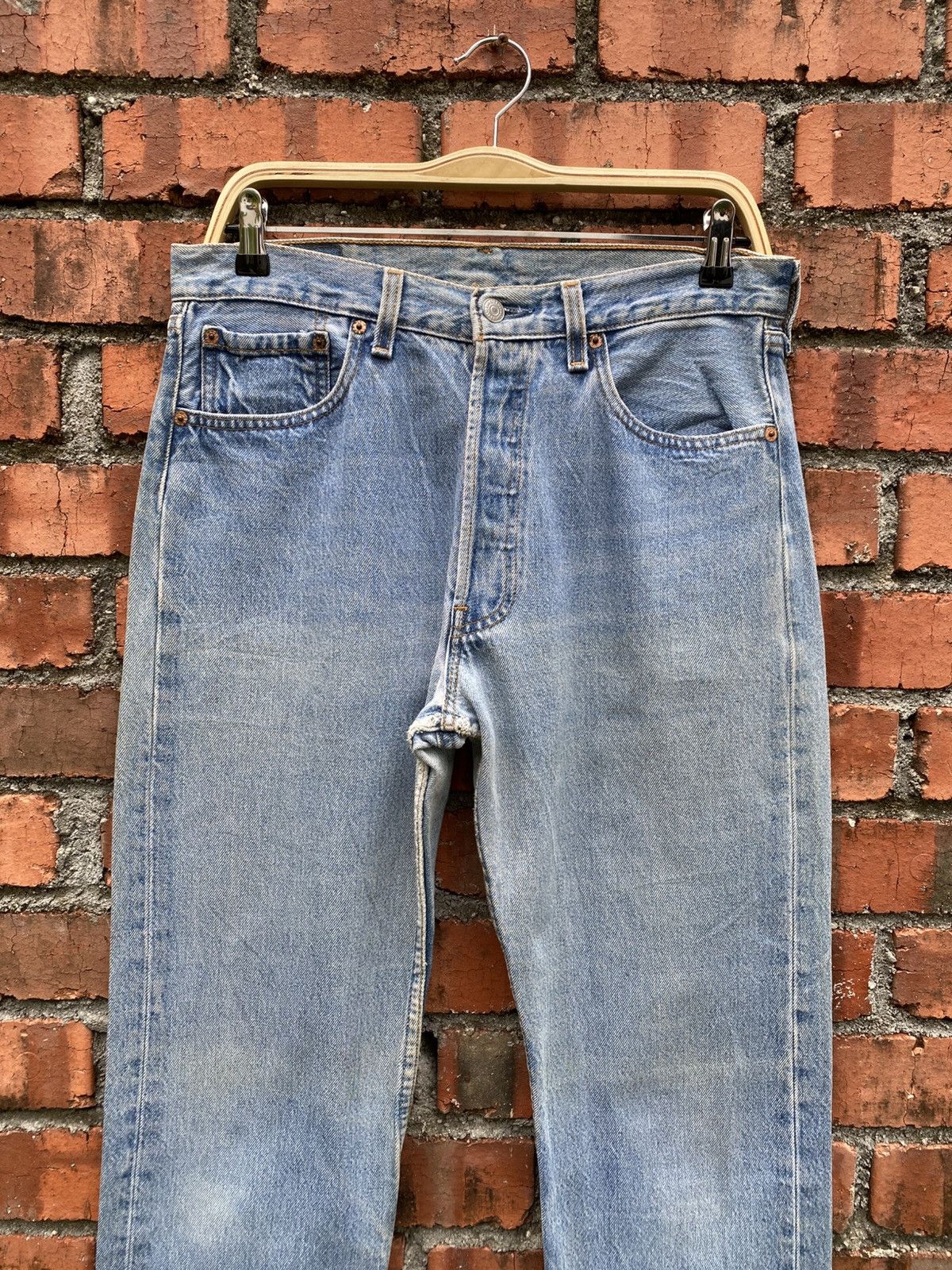 Levi's Vintage Clothing W32x31.5 Vintage levi's 501 made in USA faded Size US 32 / EU 48 - 3 Thumbnail